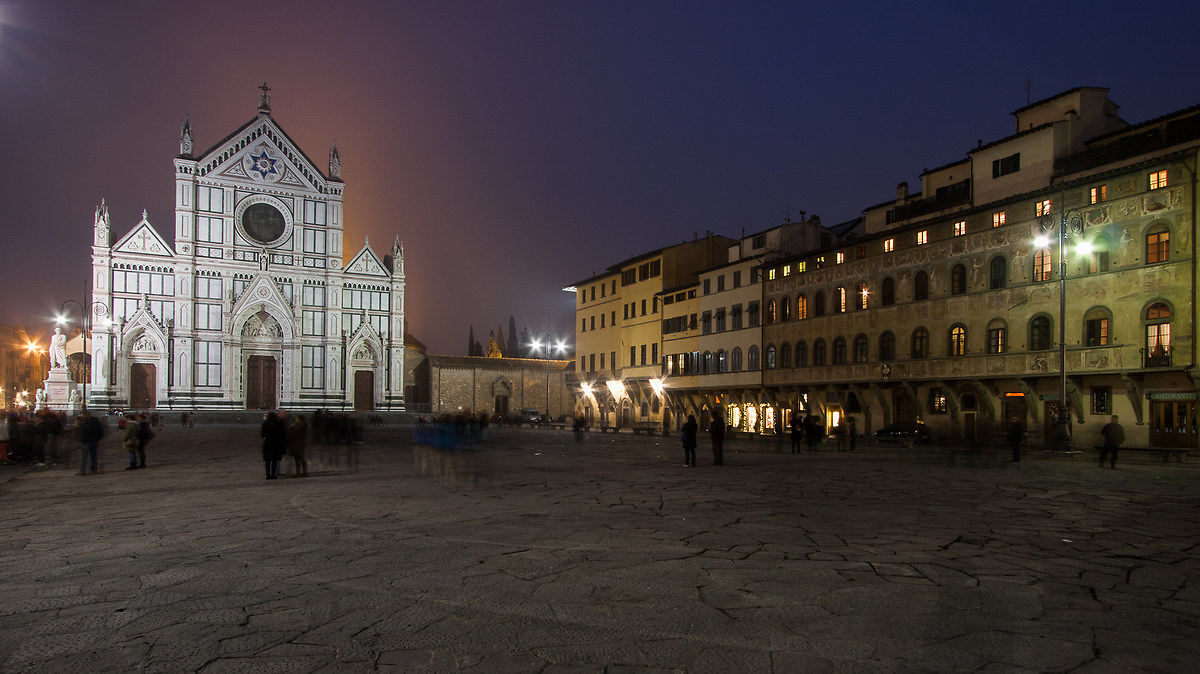 Florence Piazza Santa Croce ...