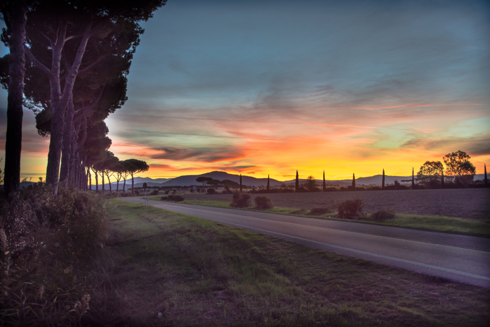 le prime luci del giorno