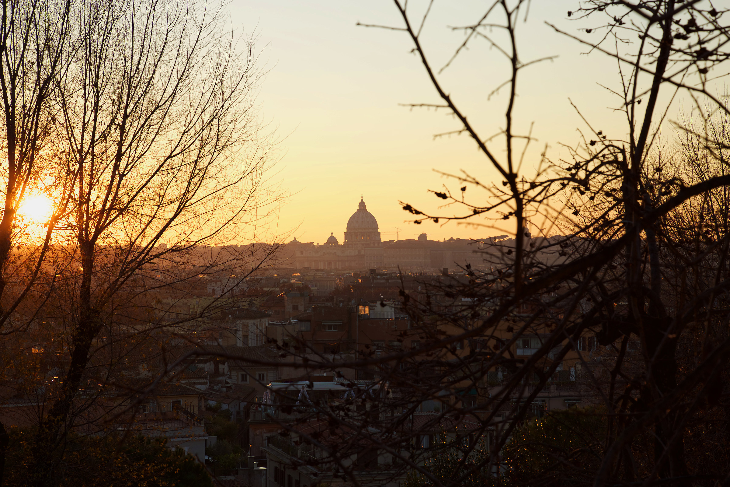 tramonto su roma