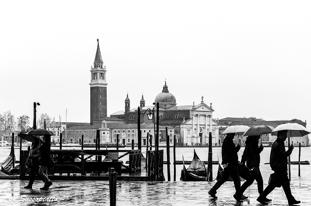 Venezia sotto la pioggia