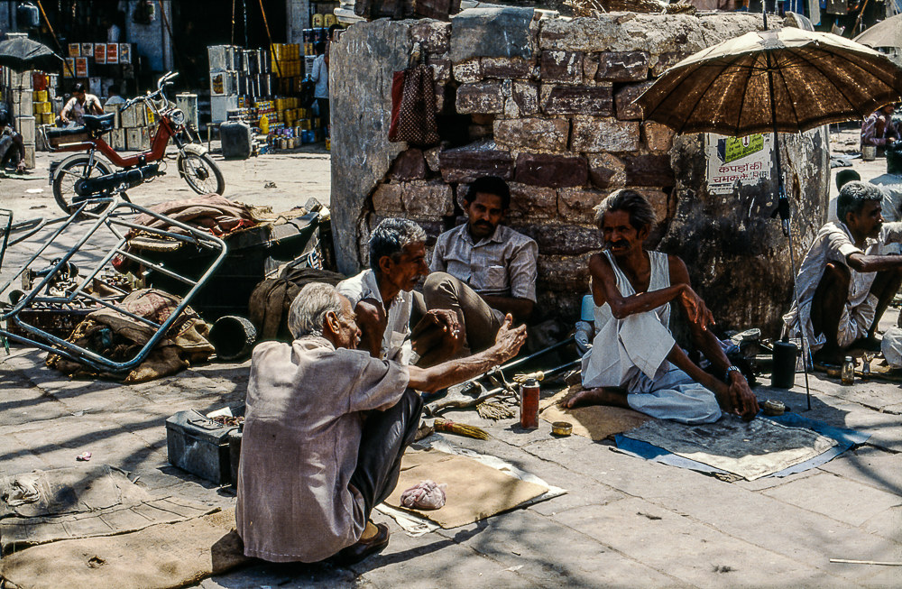 India 1987 - Al mercato di Jodhpur