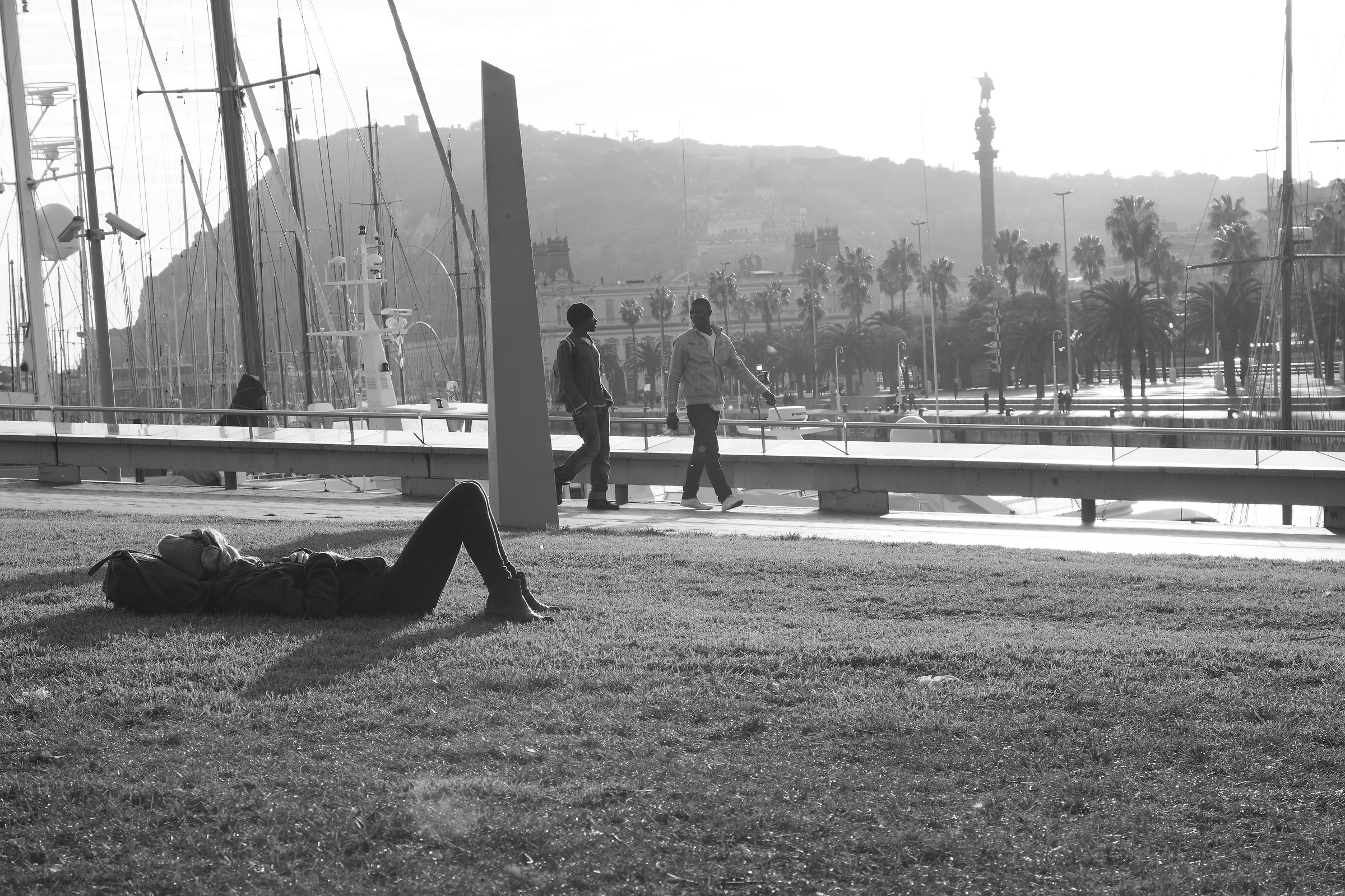pisolino al porto barcellona