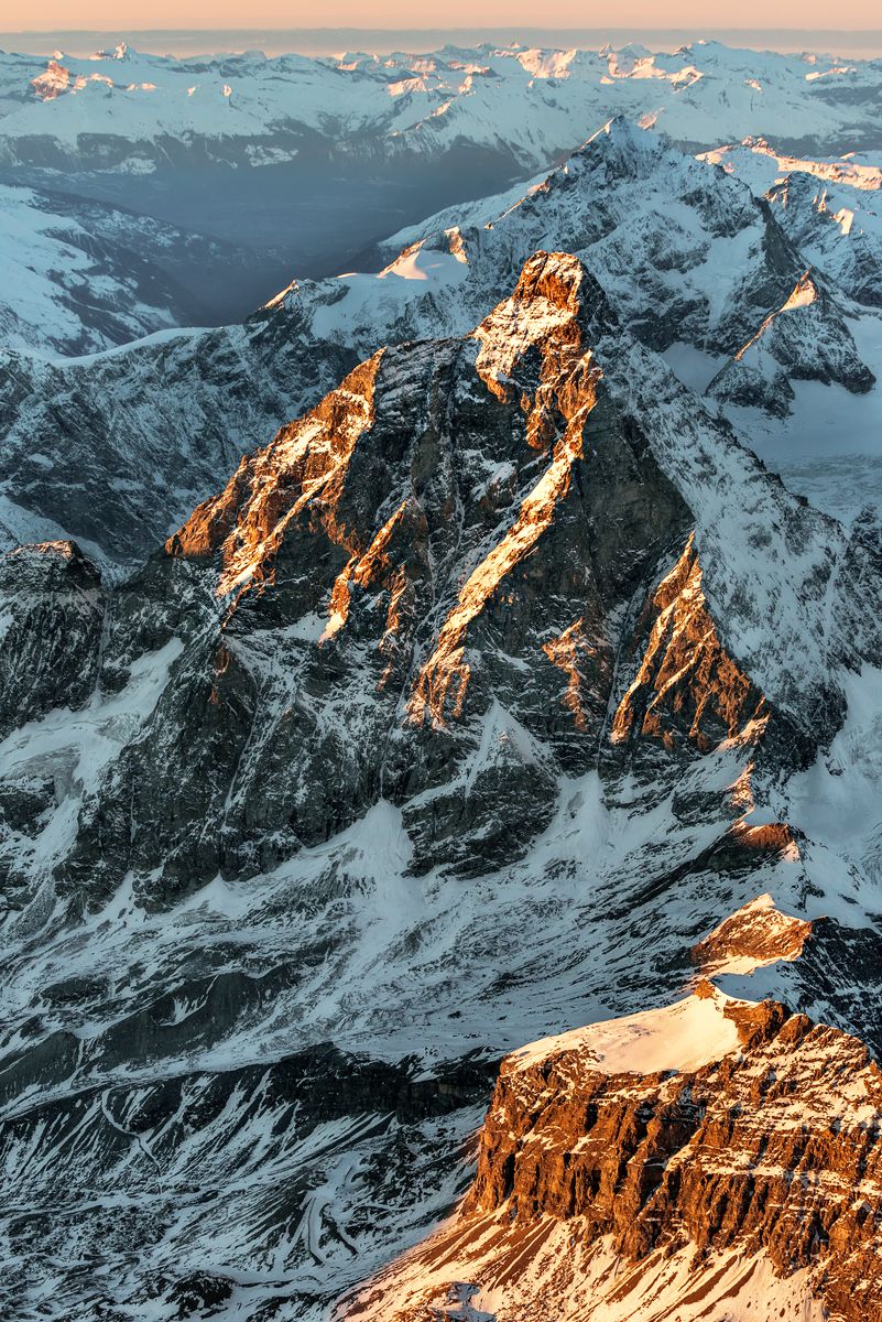 Cervino - Versante Italiano, Veduta Aerea