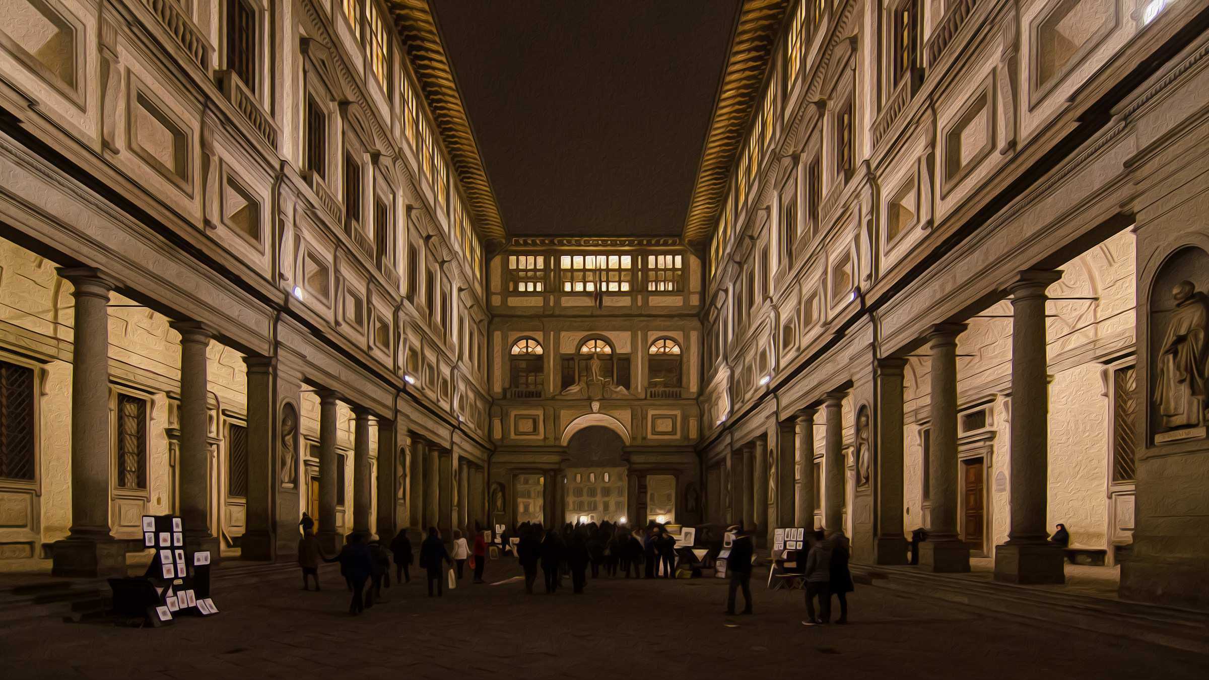 Uffizi - Oil on canvas