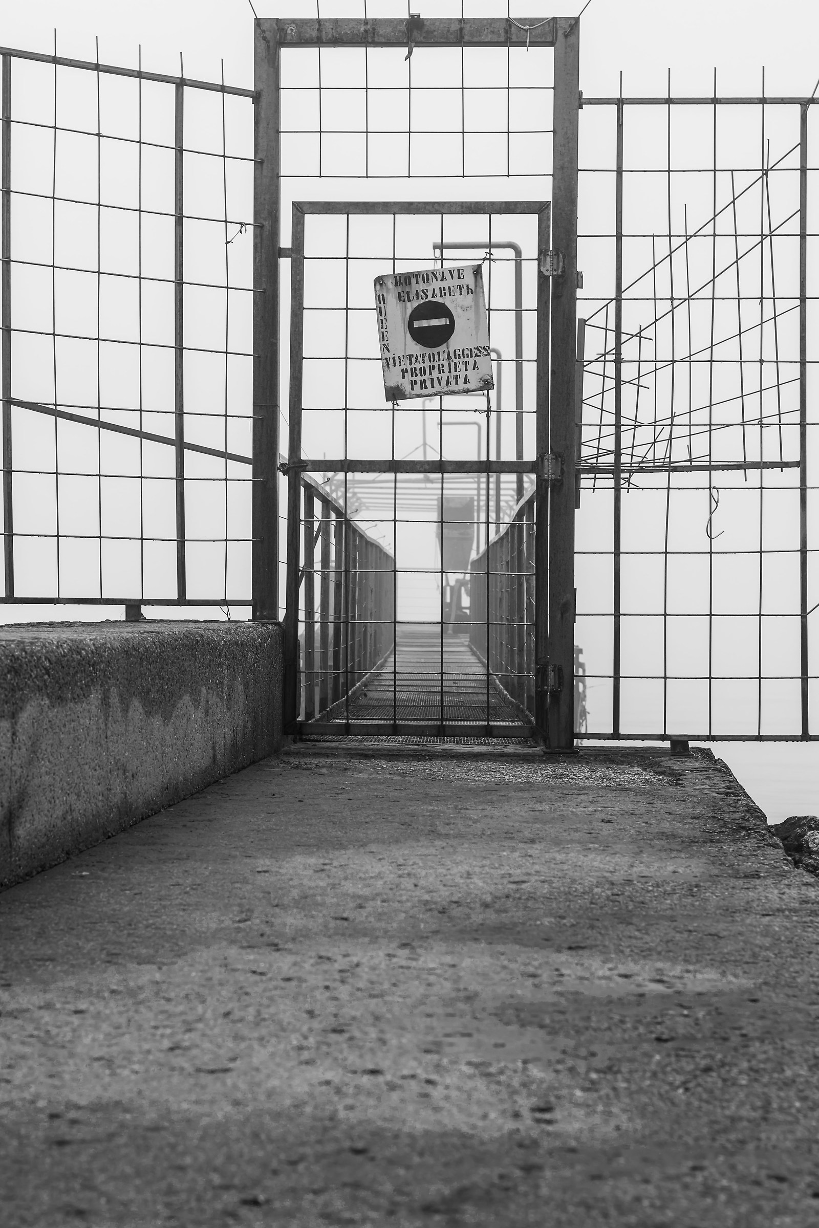 cancello per la nebbia