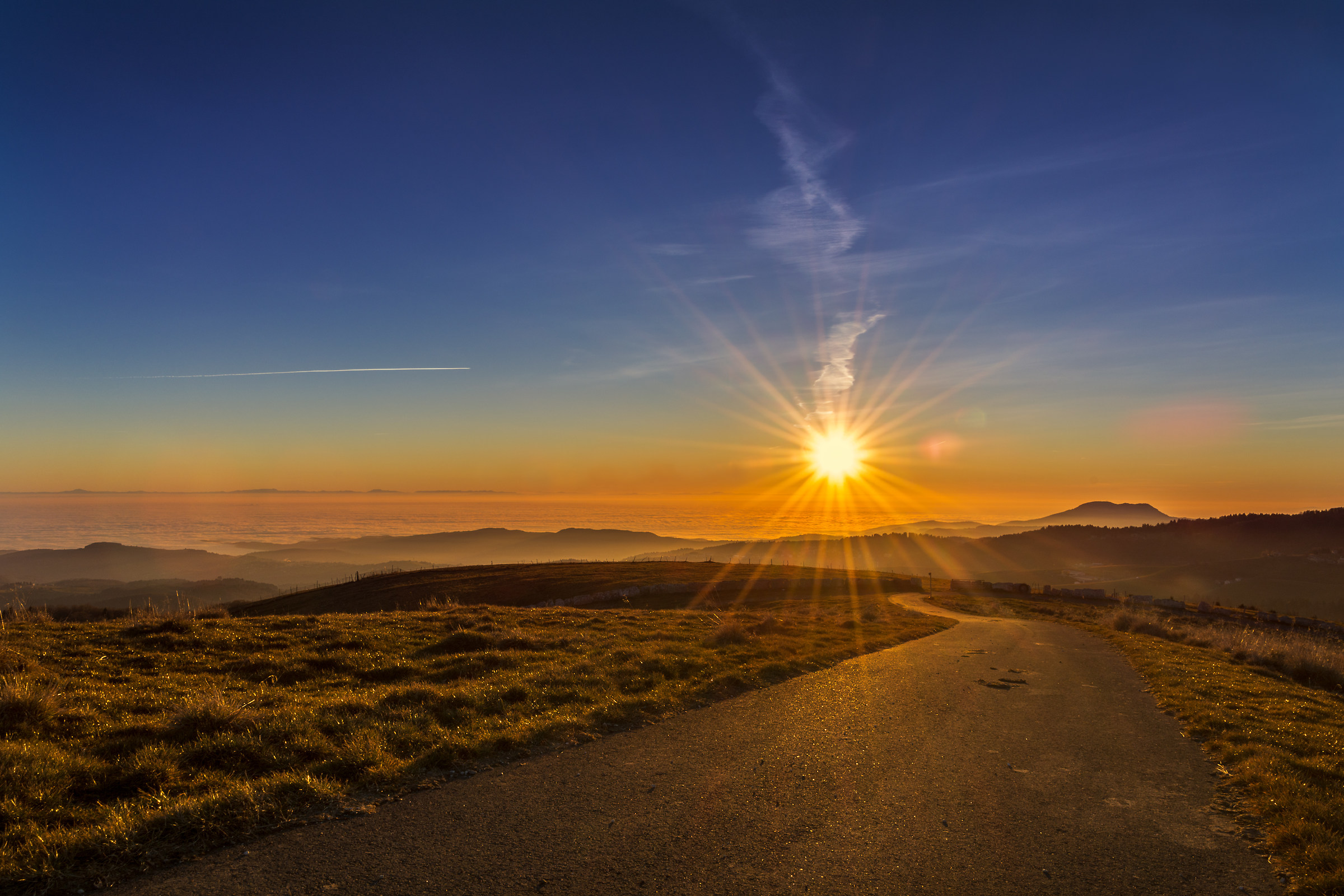 La strada verso il sole
