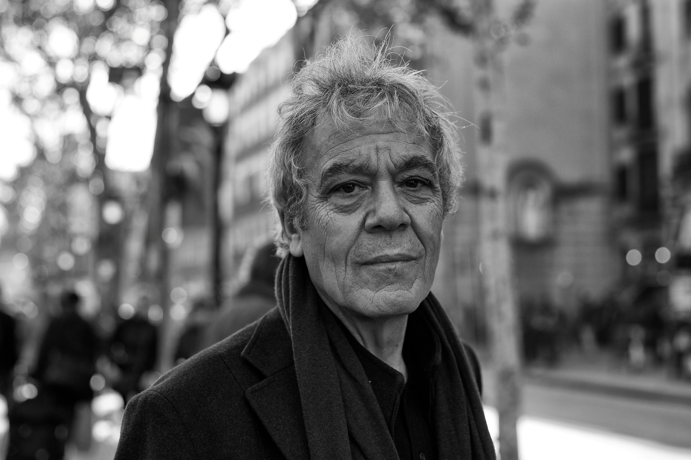 Caballero en la Rambla