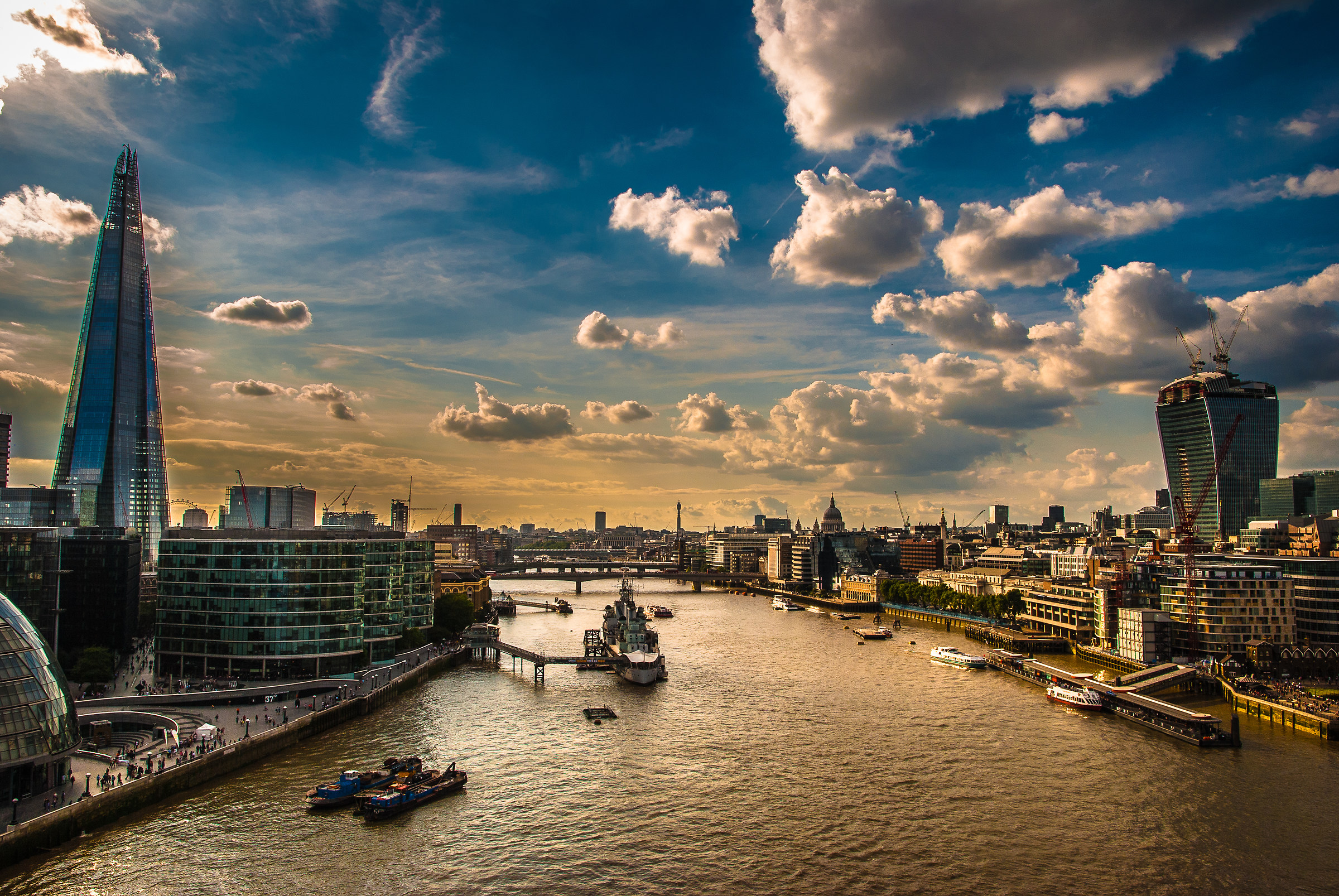 On the Tower Bridge