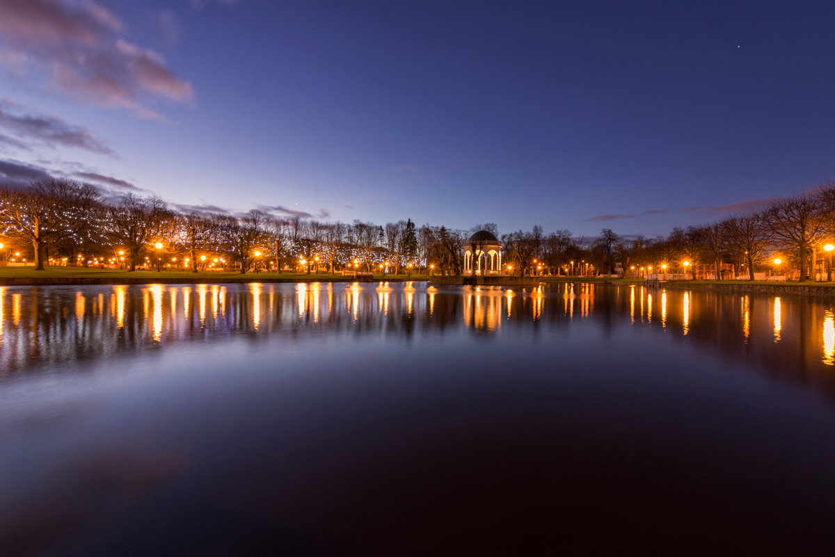 Sunrise in Kadriorg Park