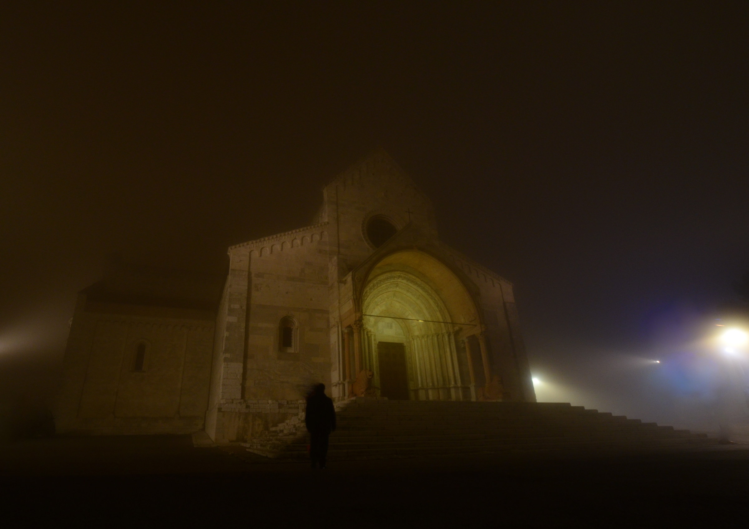 S. Ciriaco in the fog