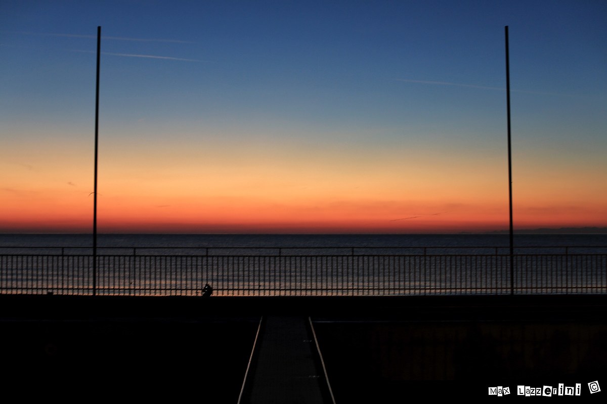 Il solito, banale, tramonto sul mare...