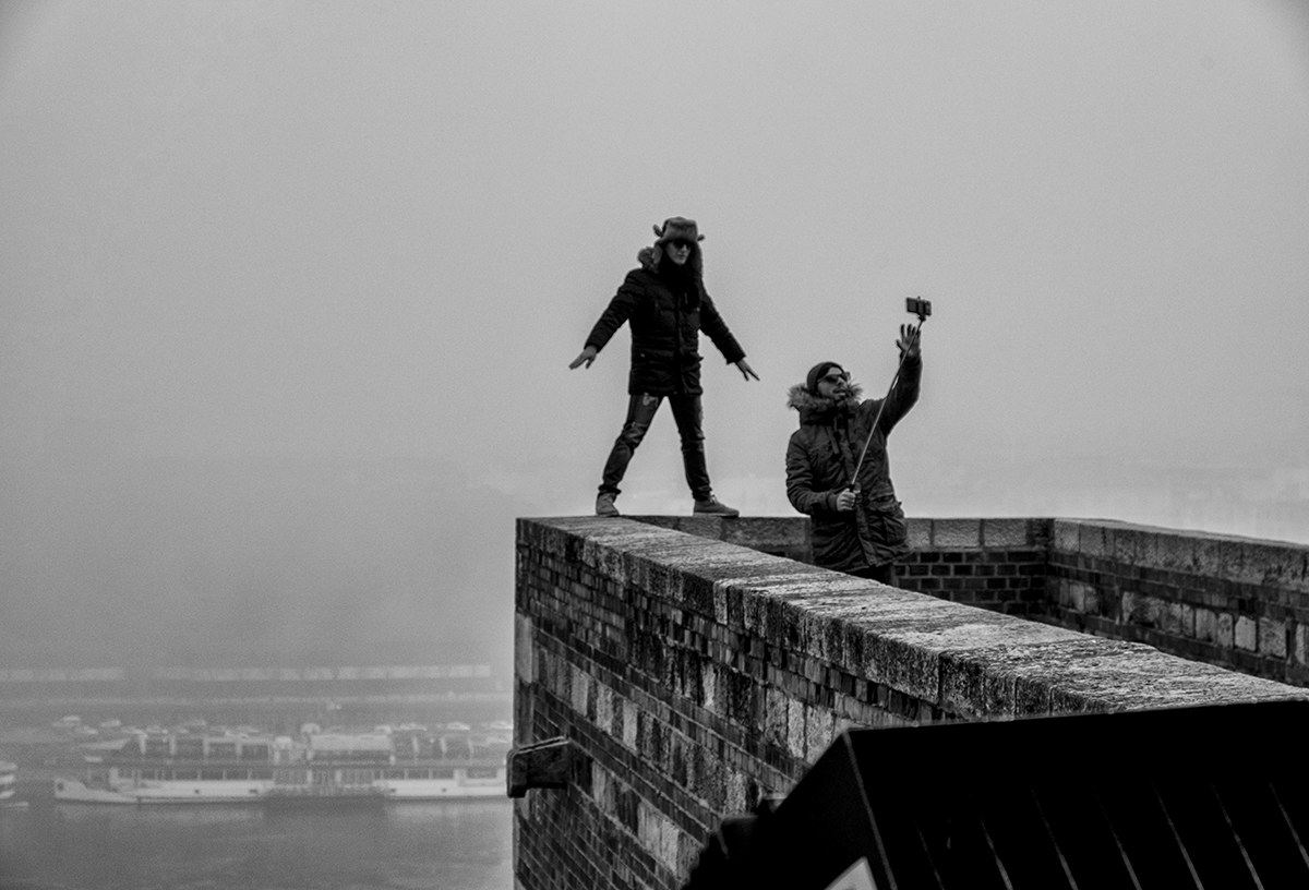 Panik-selfie ... (Budapest in December 2015)