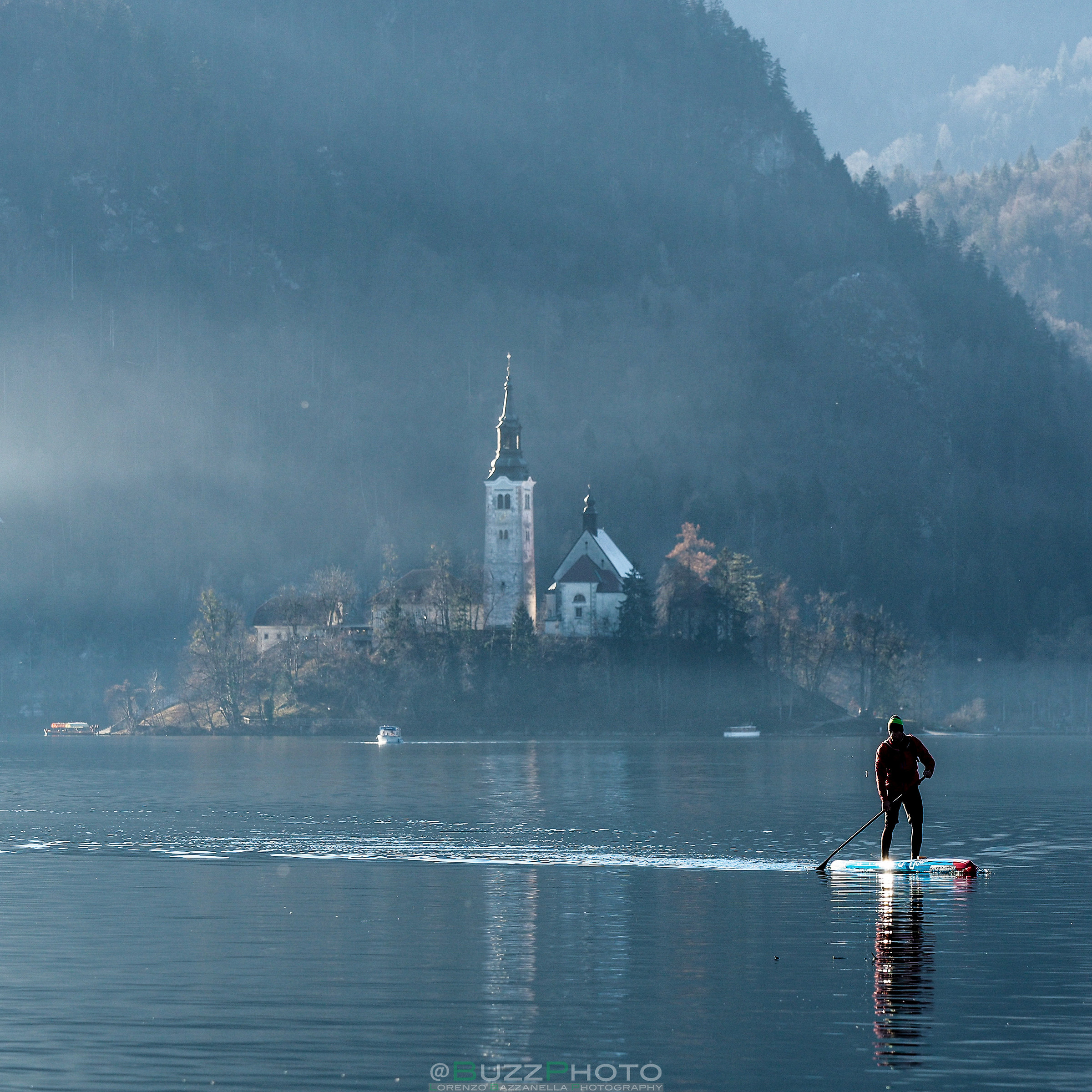 Sup on Bled Lake