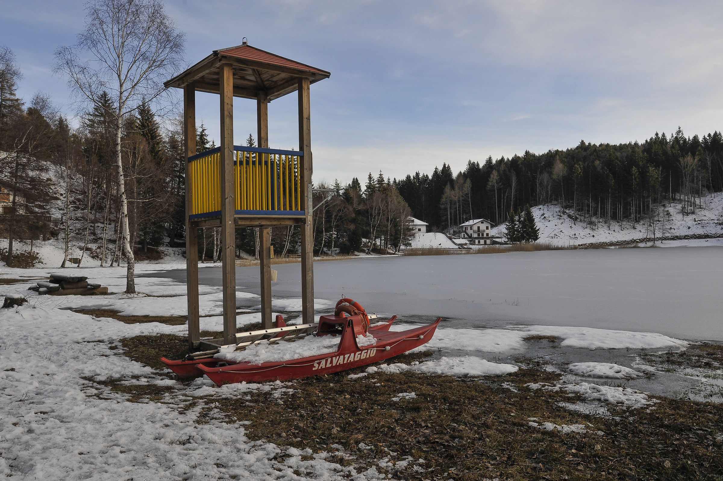 Lago Santo in inverno