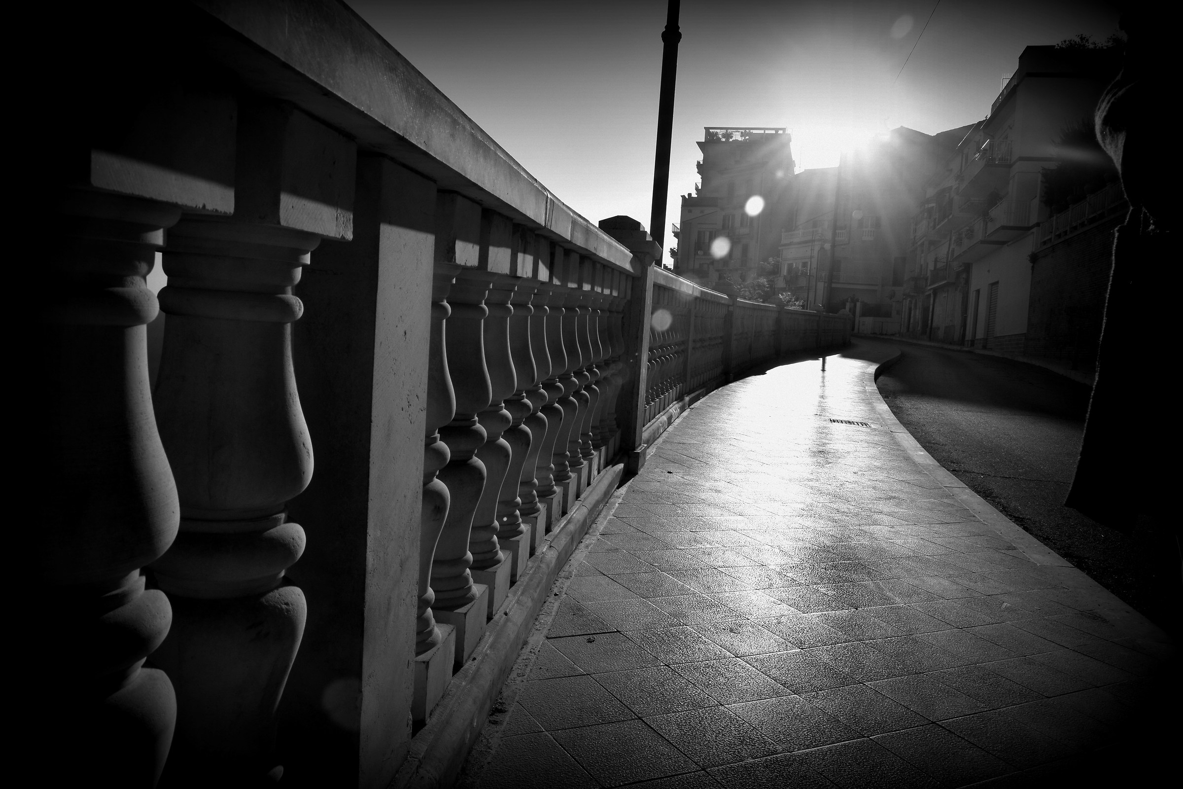 Lungo la passeggiata all'Orientale