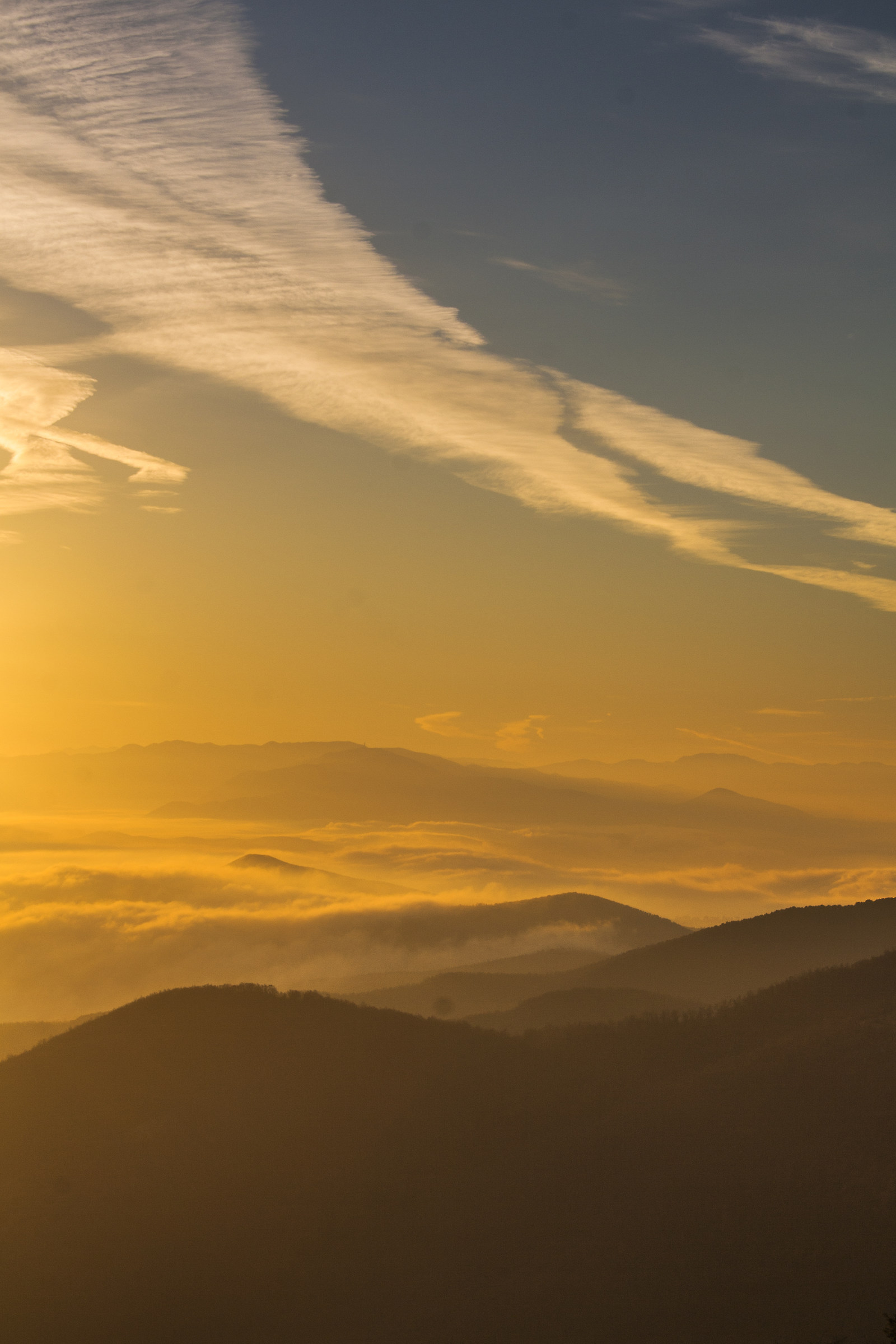Mountains in the sky