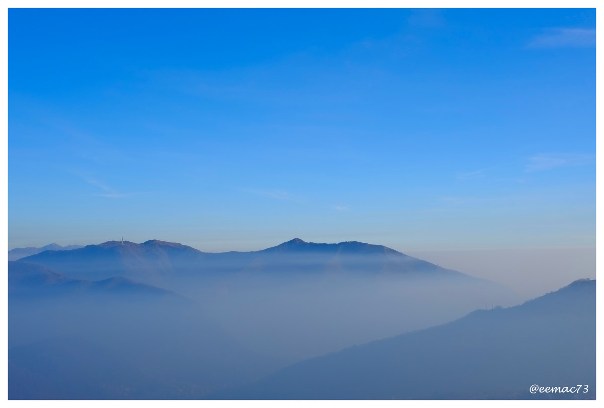 Panoramic view from the Colma di Sormano