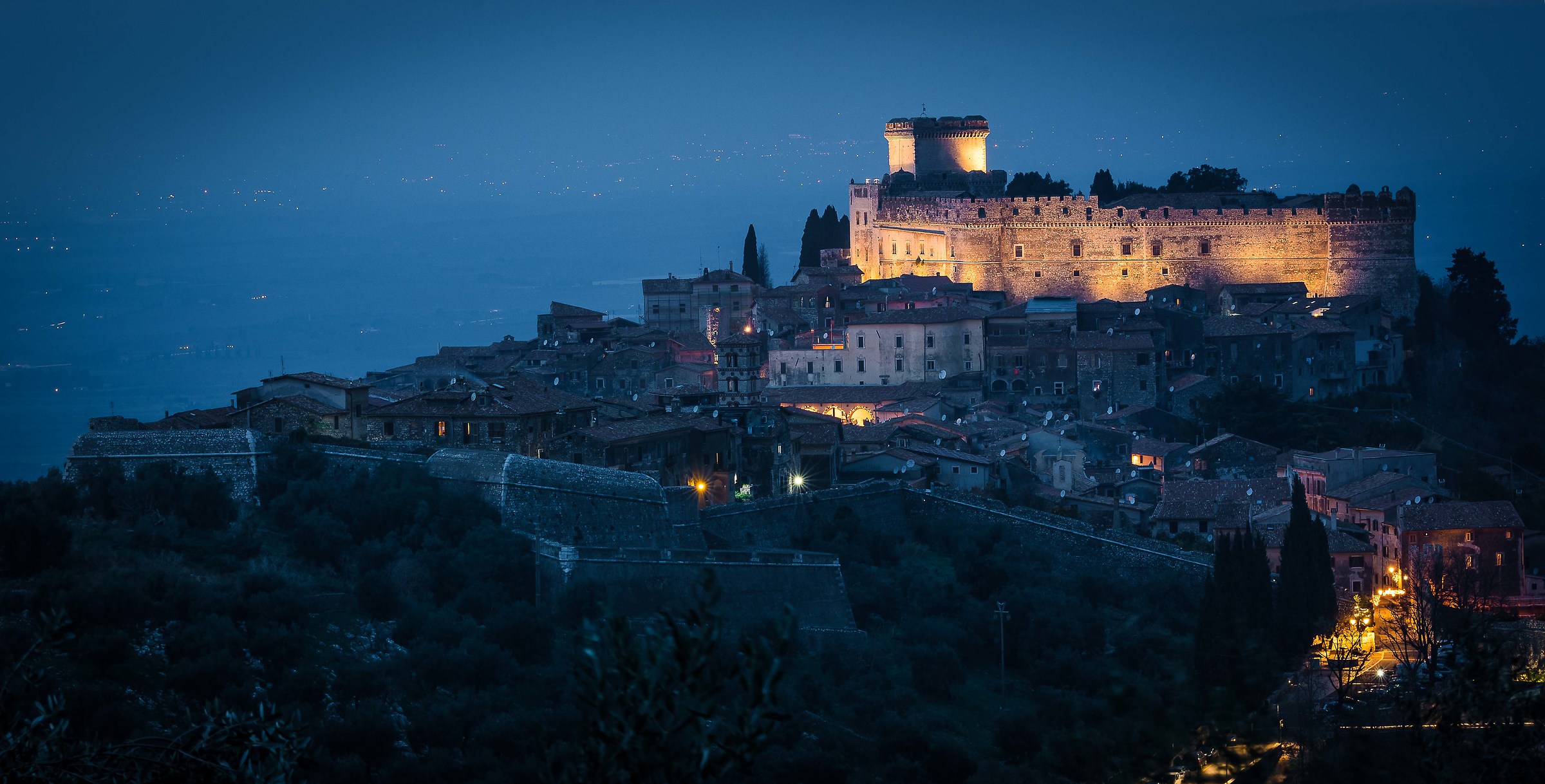 The village of Sermoneta