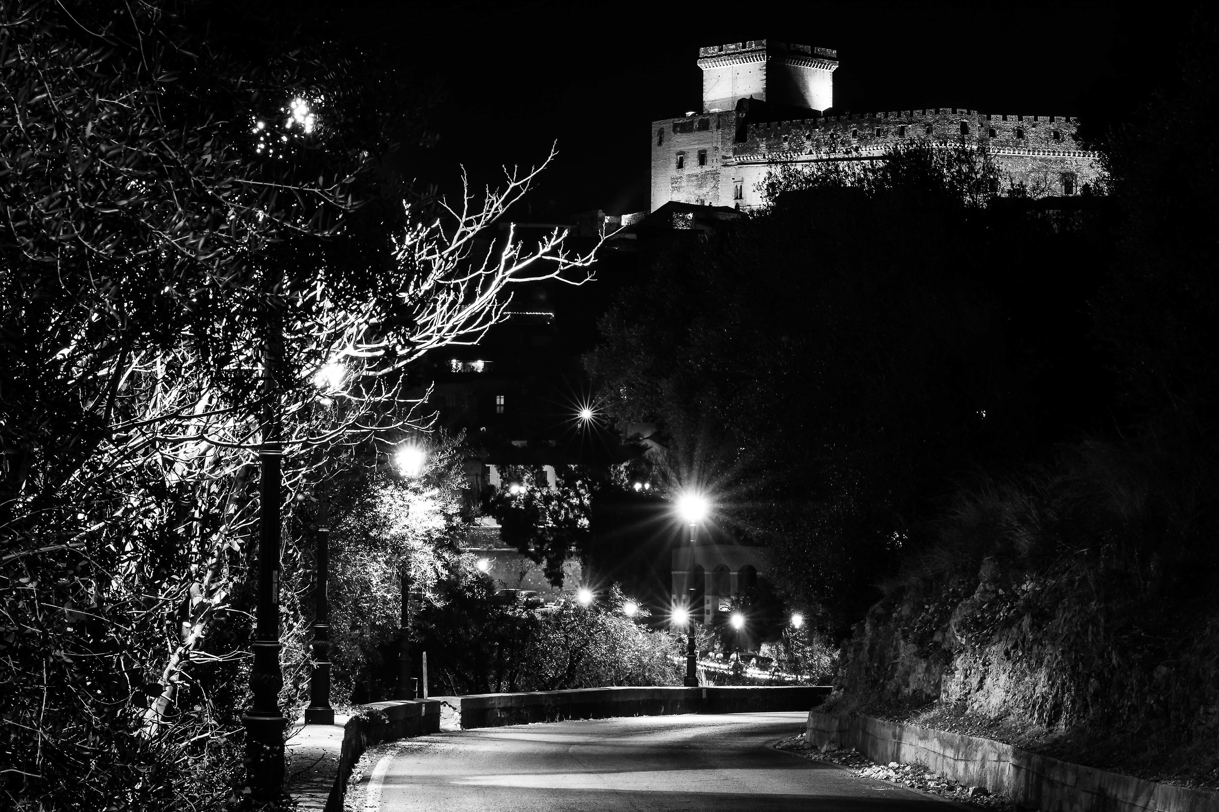The village of Sermoneta