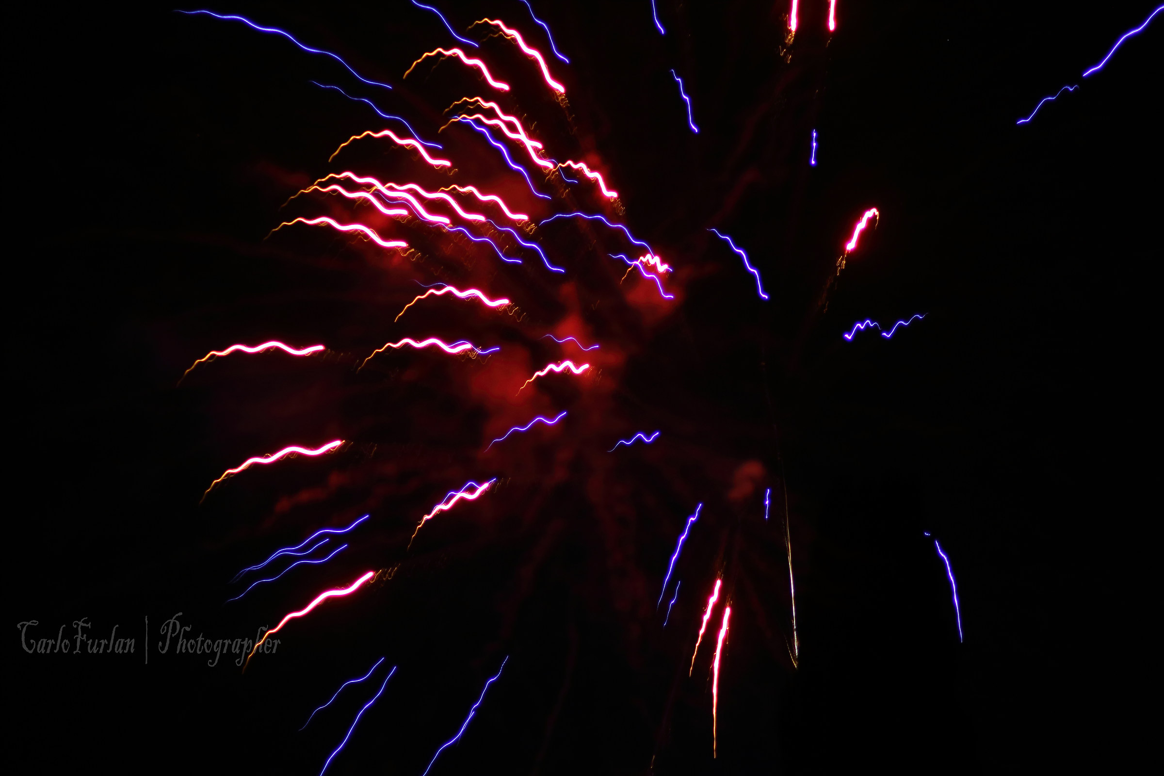 Fireworks at New Year