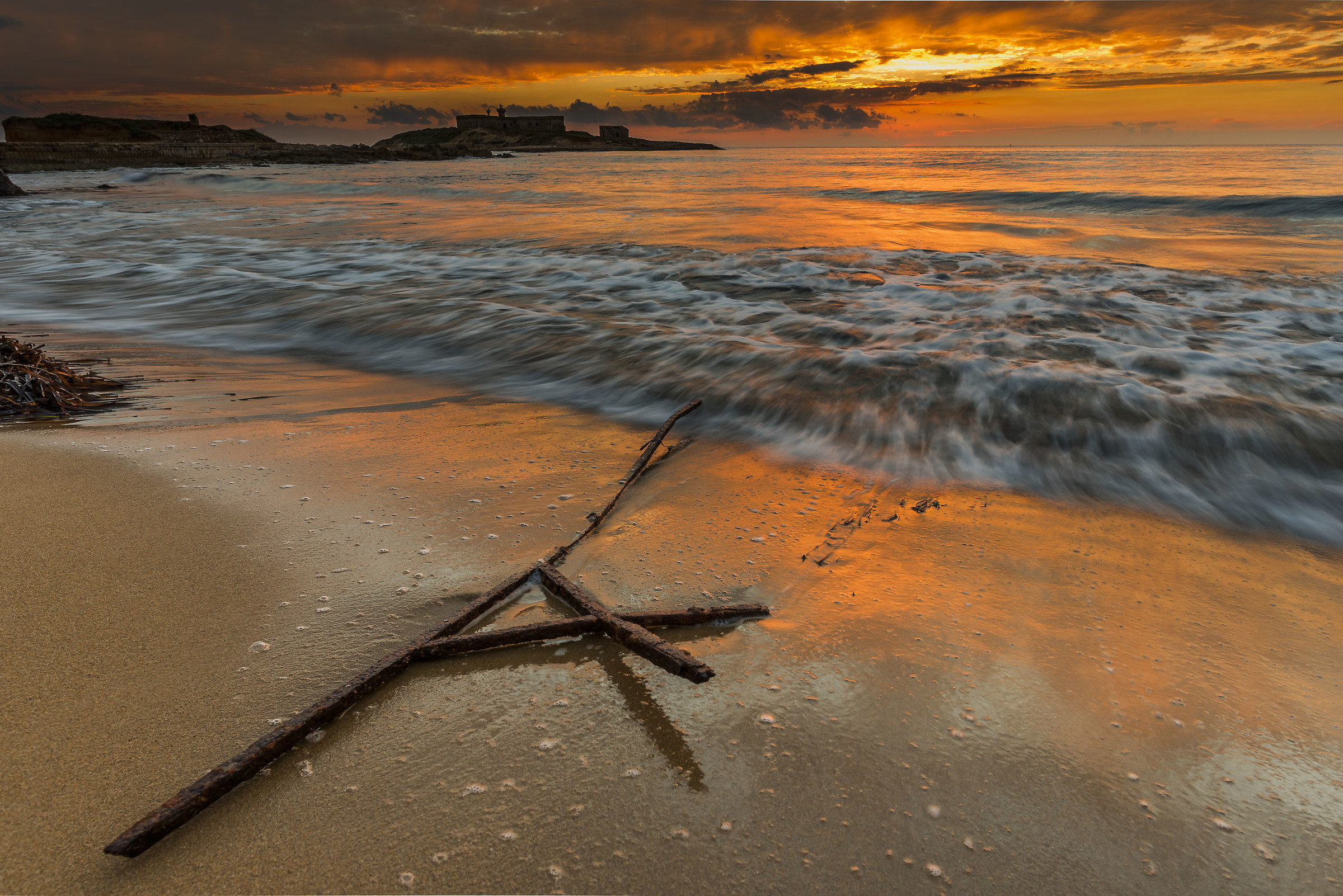Tramonto all'isola delle correnti.