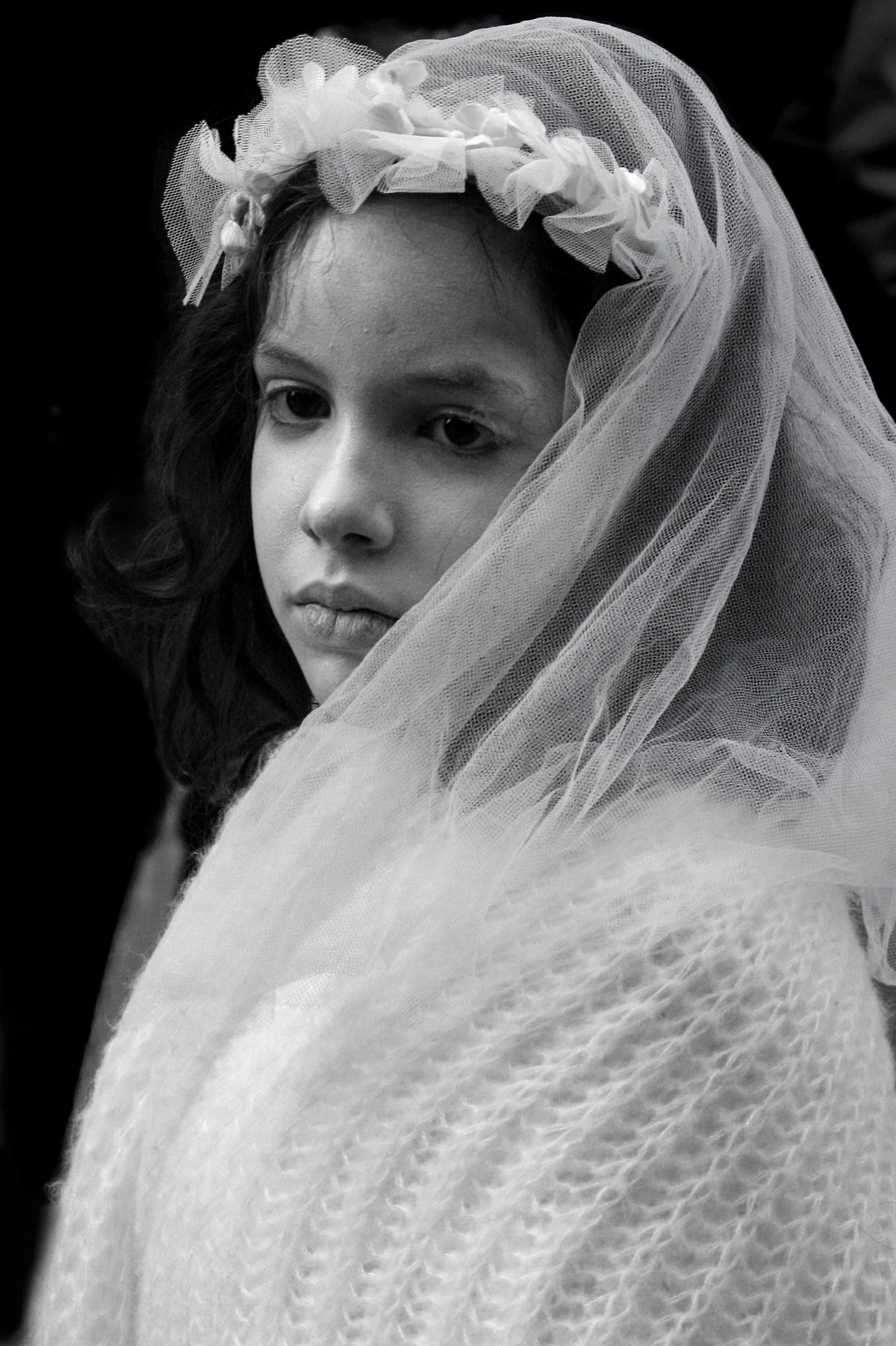 A momentary look of sadness