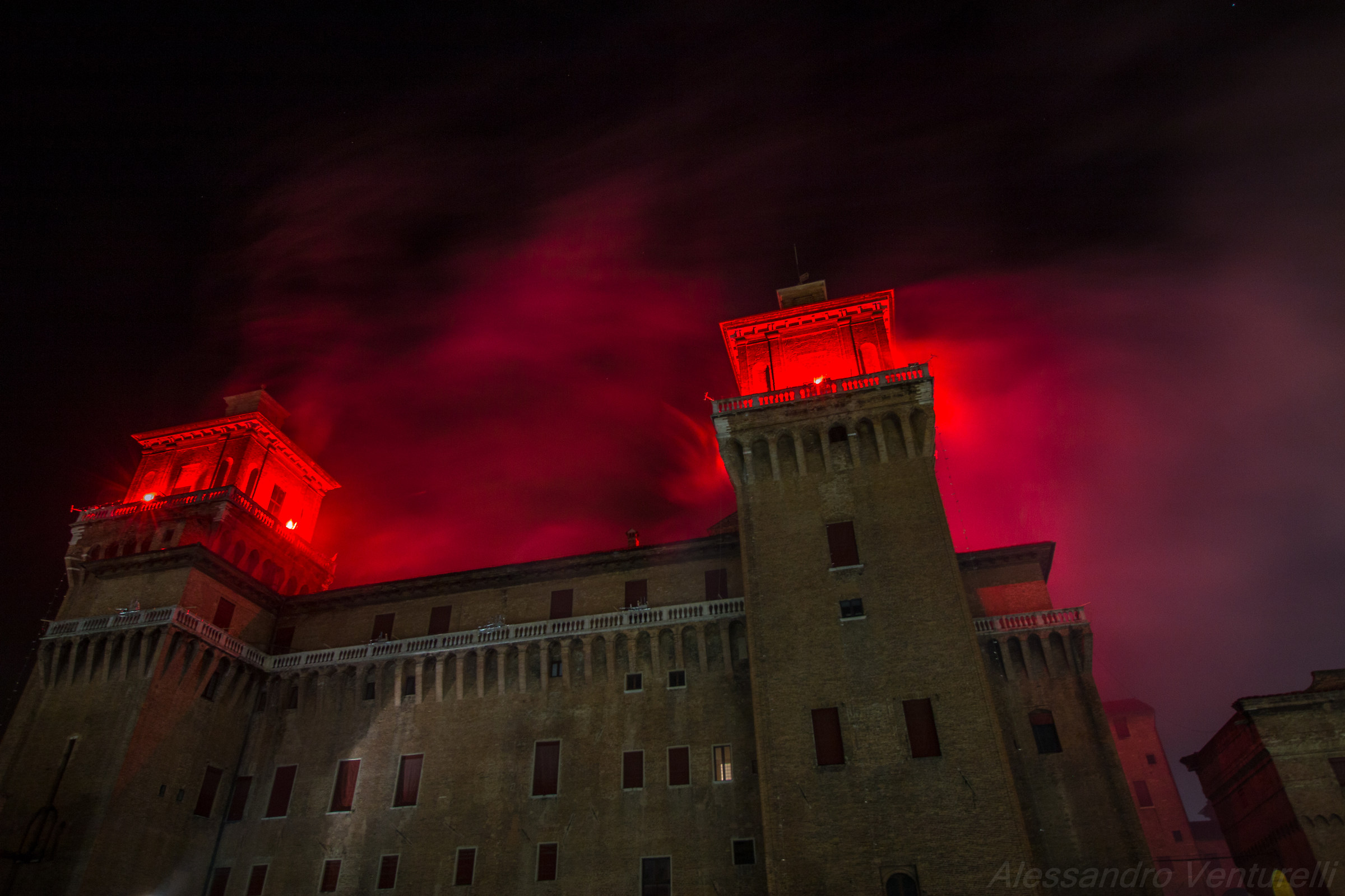 Este castle fire