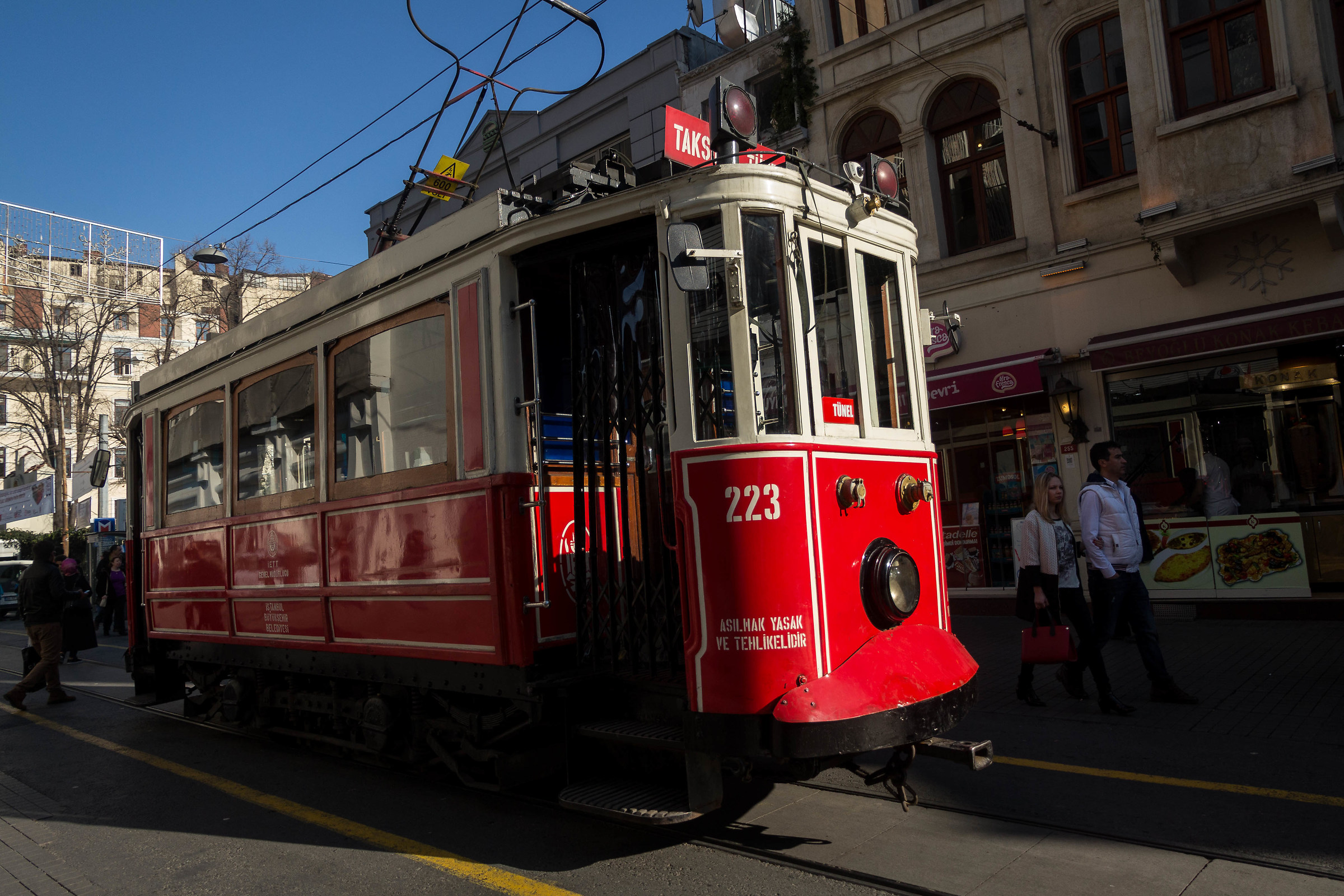 Taksim and its tram