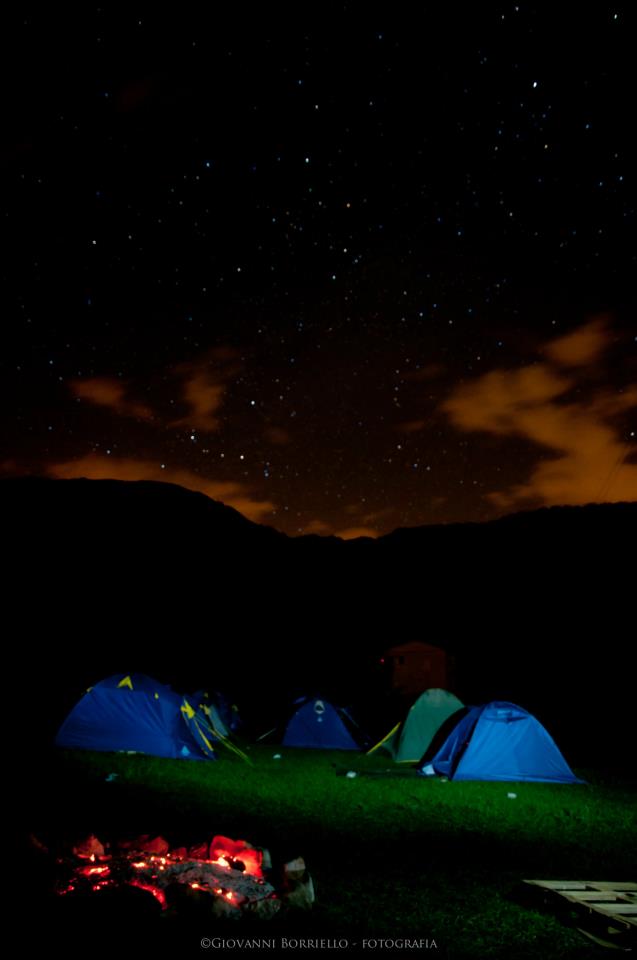 dormire sotto le stelle