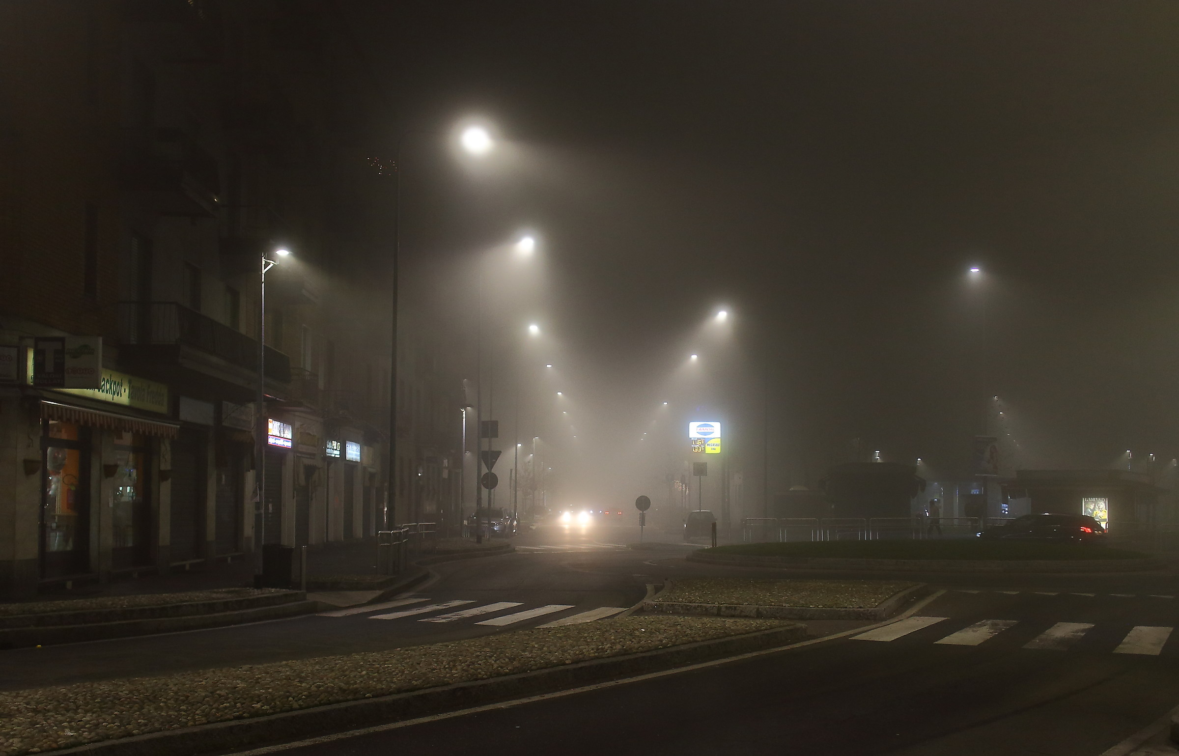 Primo dell'anno con nebbione