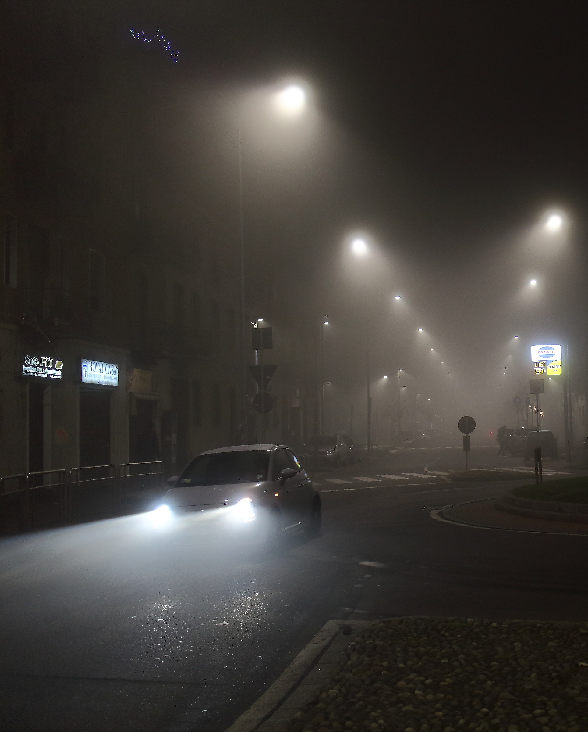 A Milan ghe la nebbia !!!