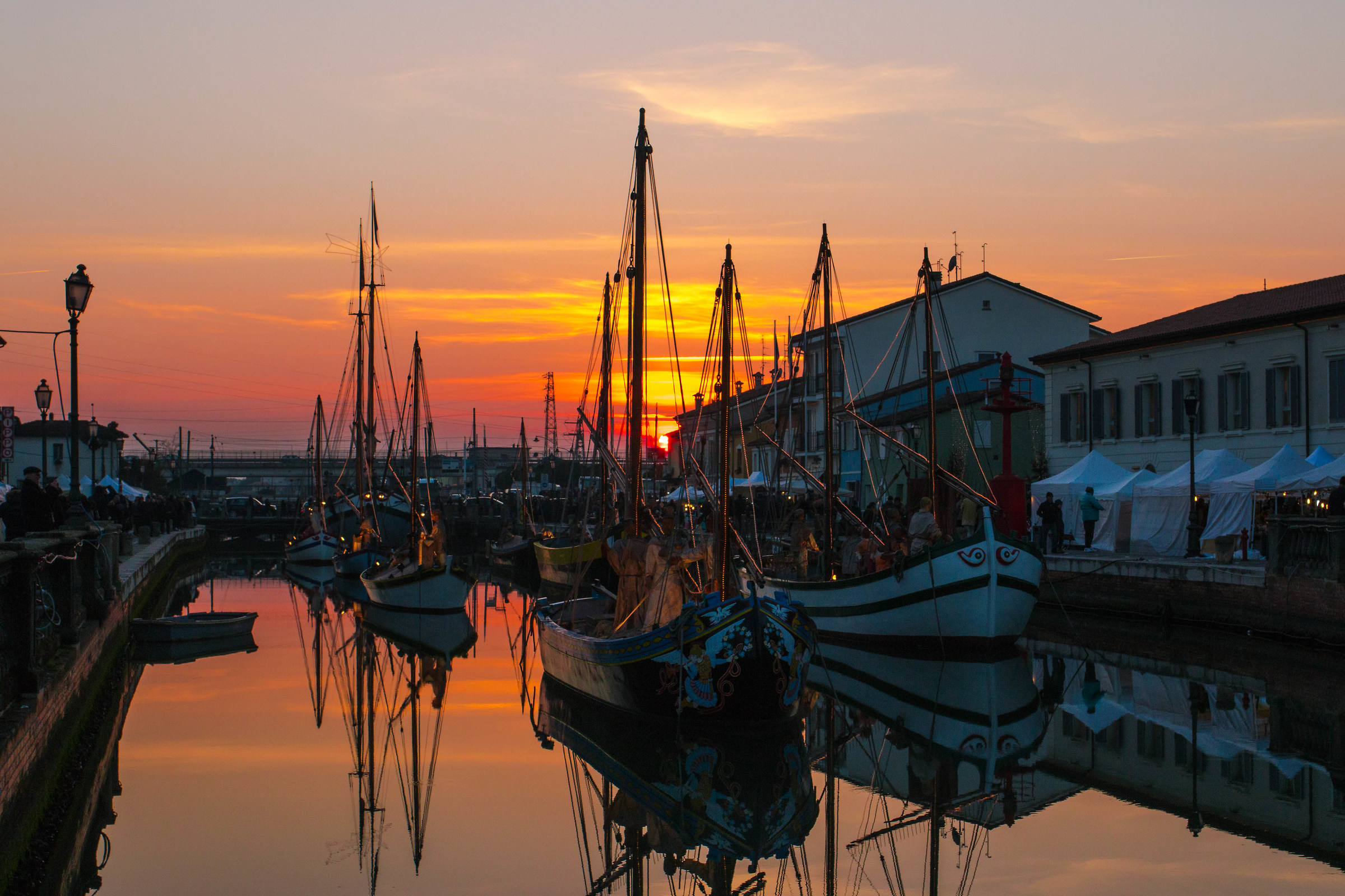 tramonto porto canale 2