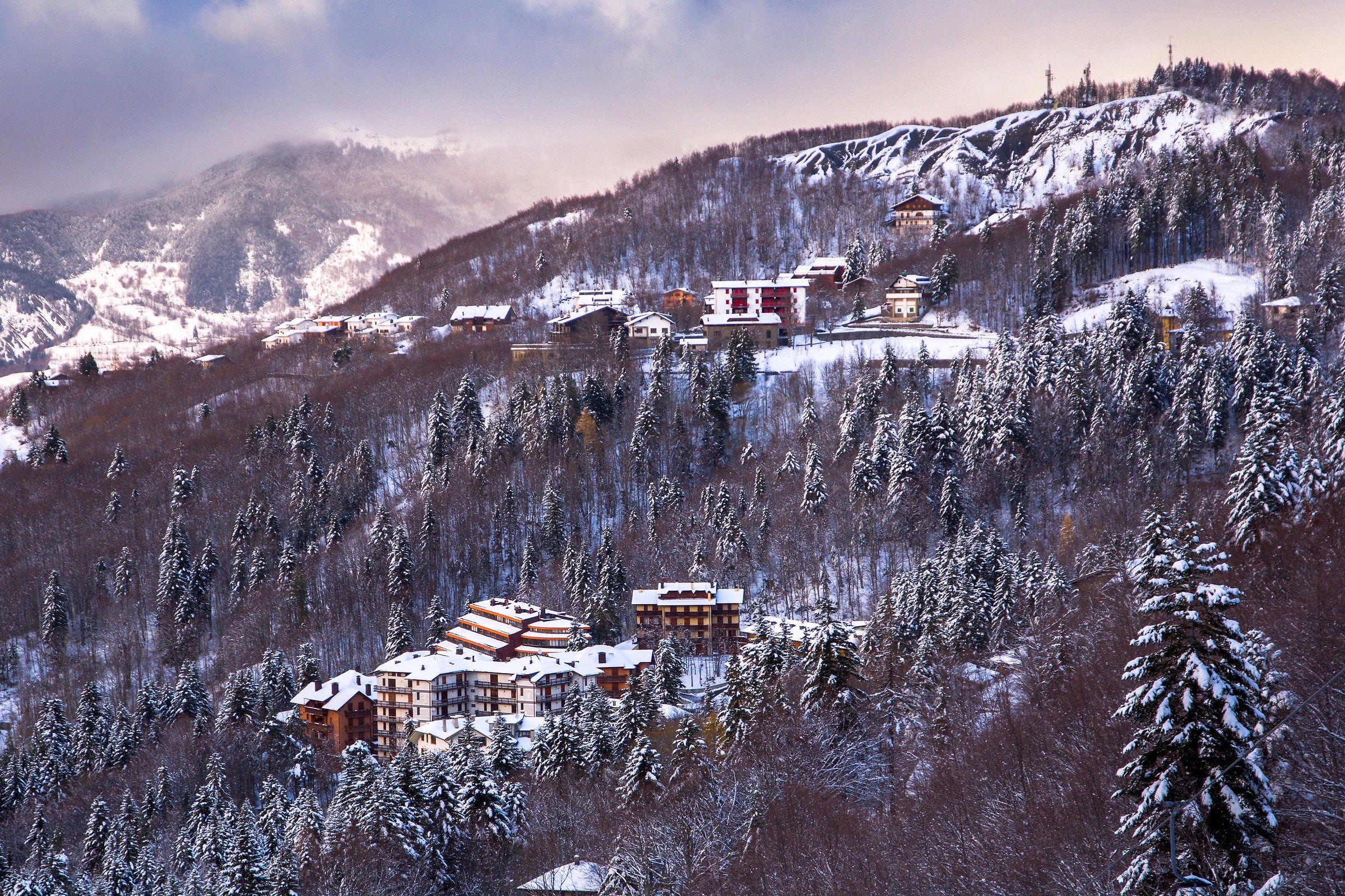 First snow all'Abetone