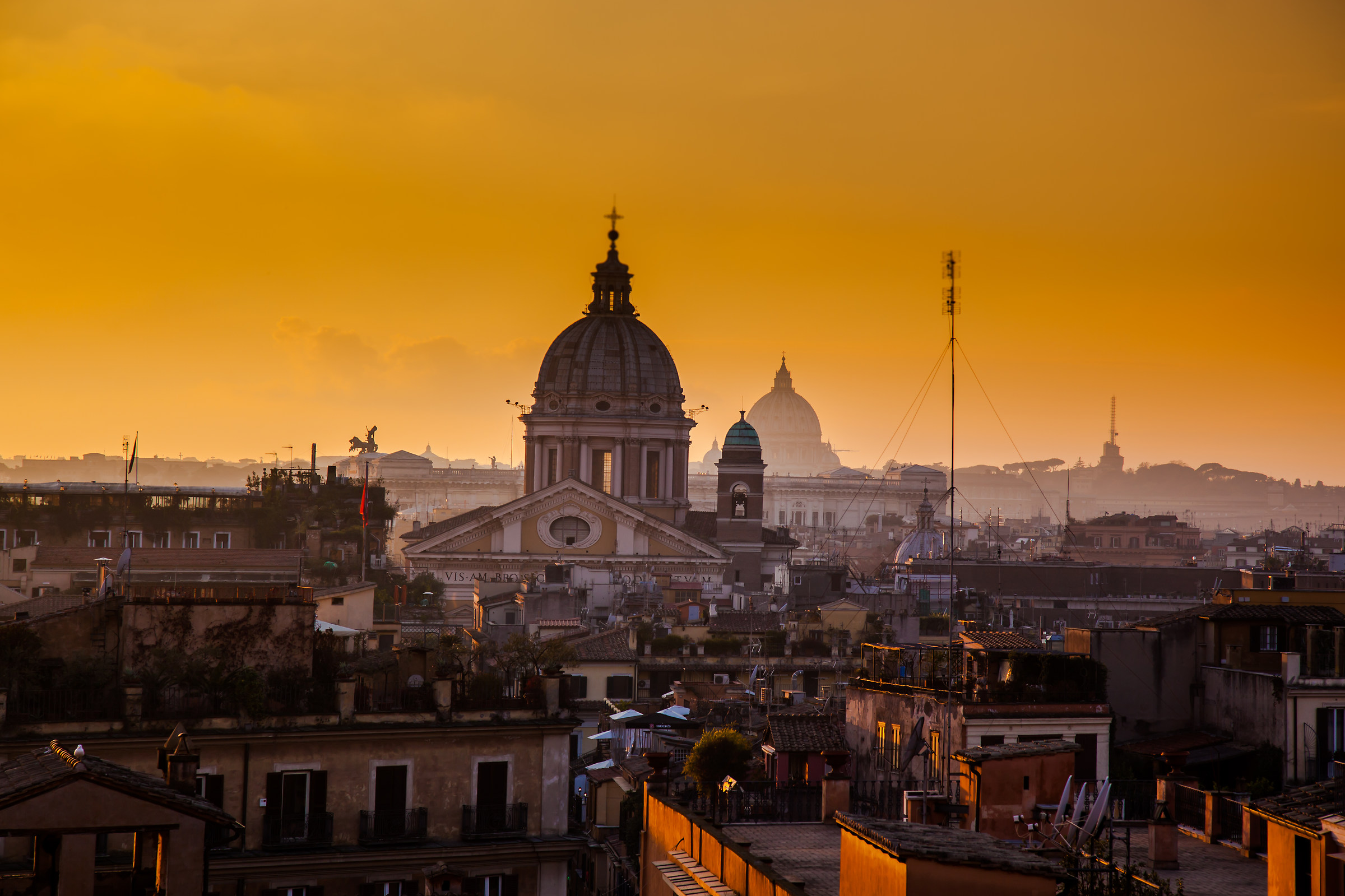 Sunset from Trinita 'de Monti