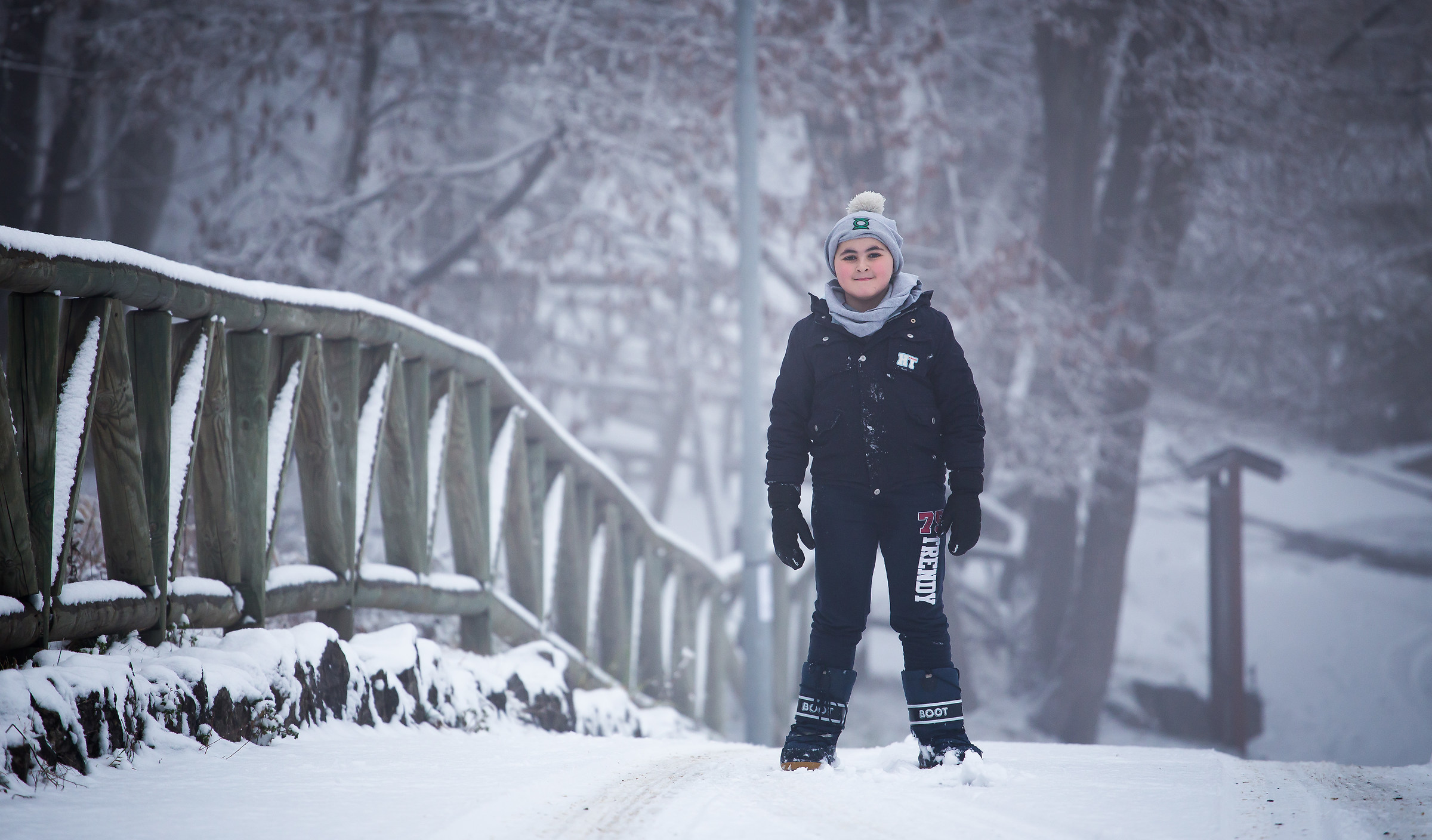First snowfall of 2016