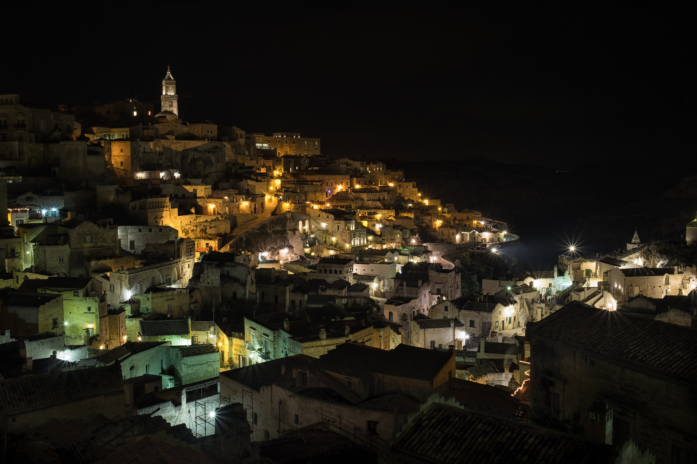 Matera by night