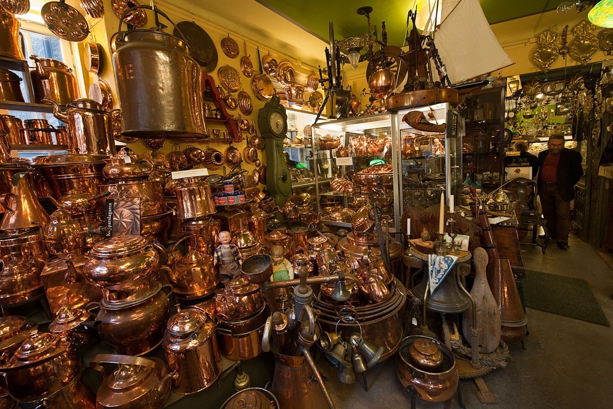 The shop of the copper