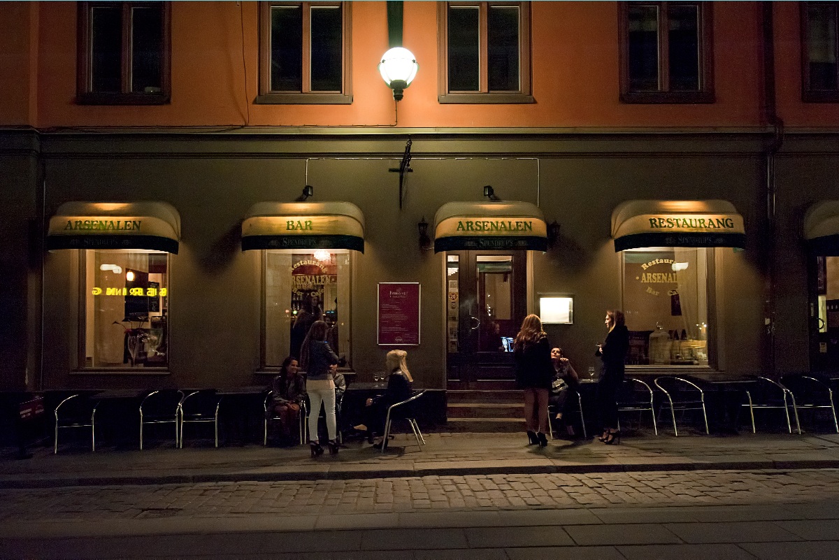 Stockholm by night
