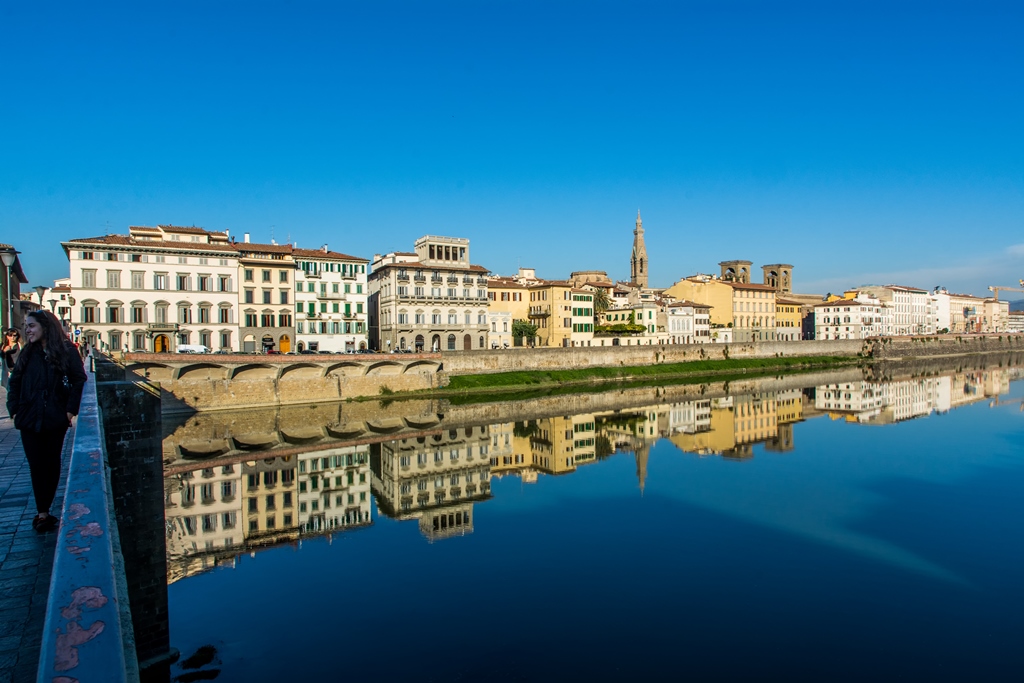 Florence is reflected