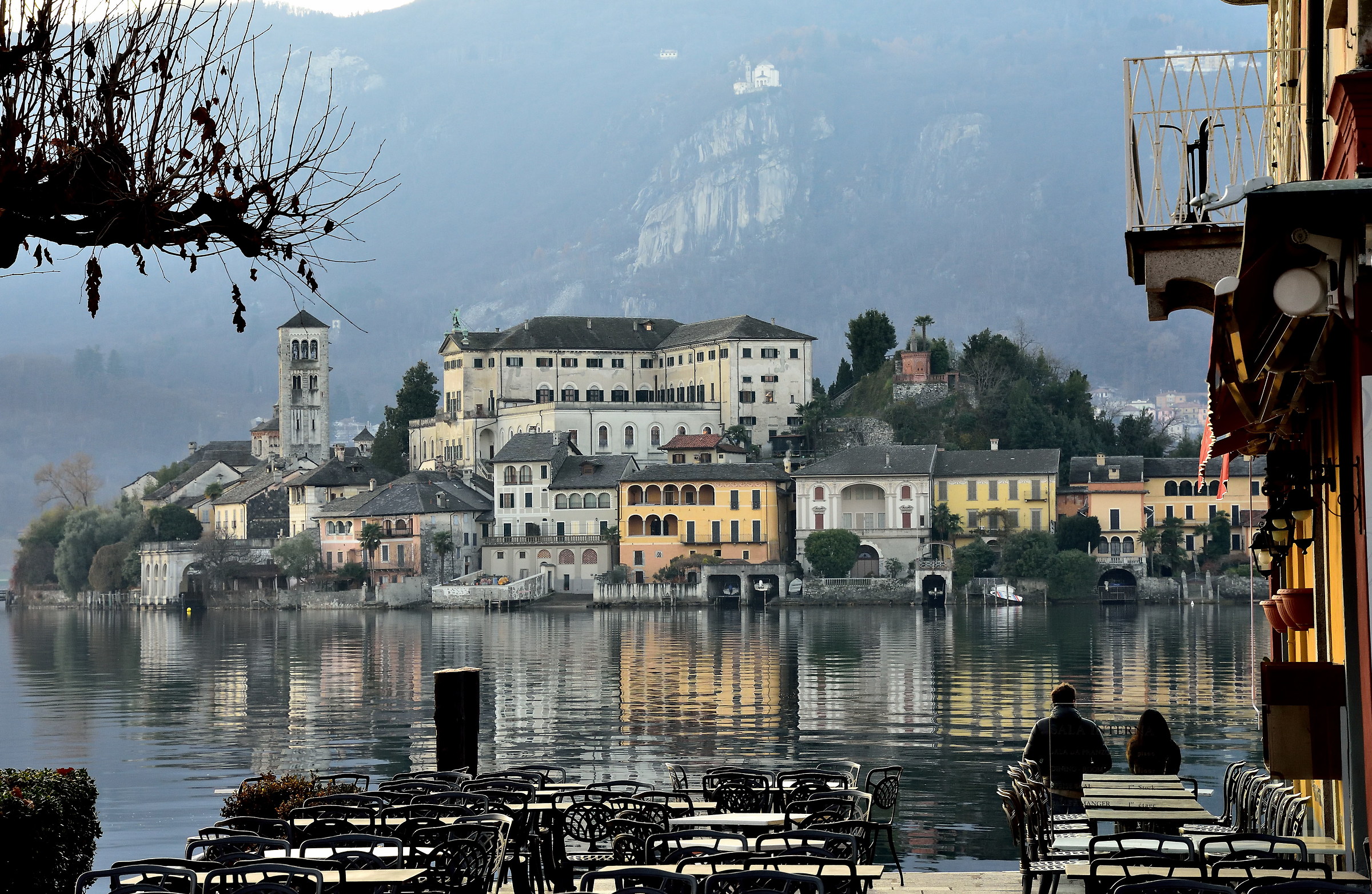 San Giulio island from Orta