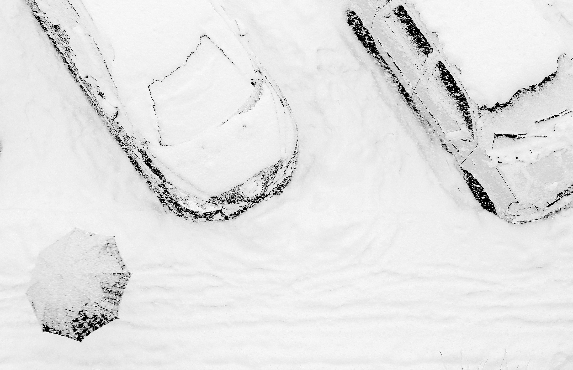 Particolare di bianco urbano