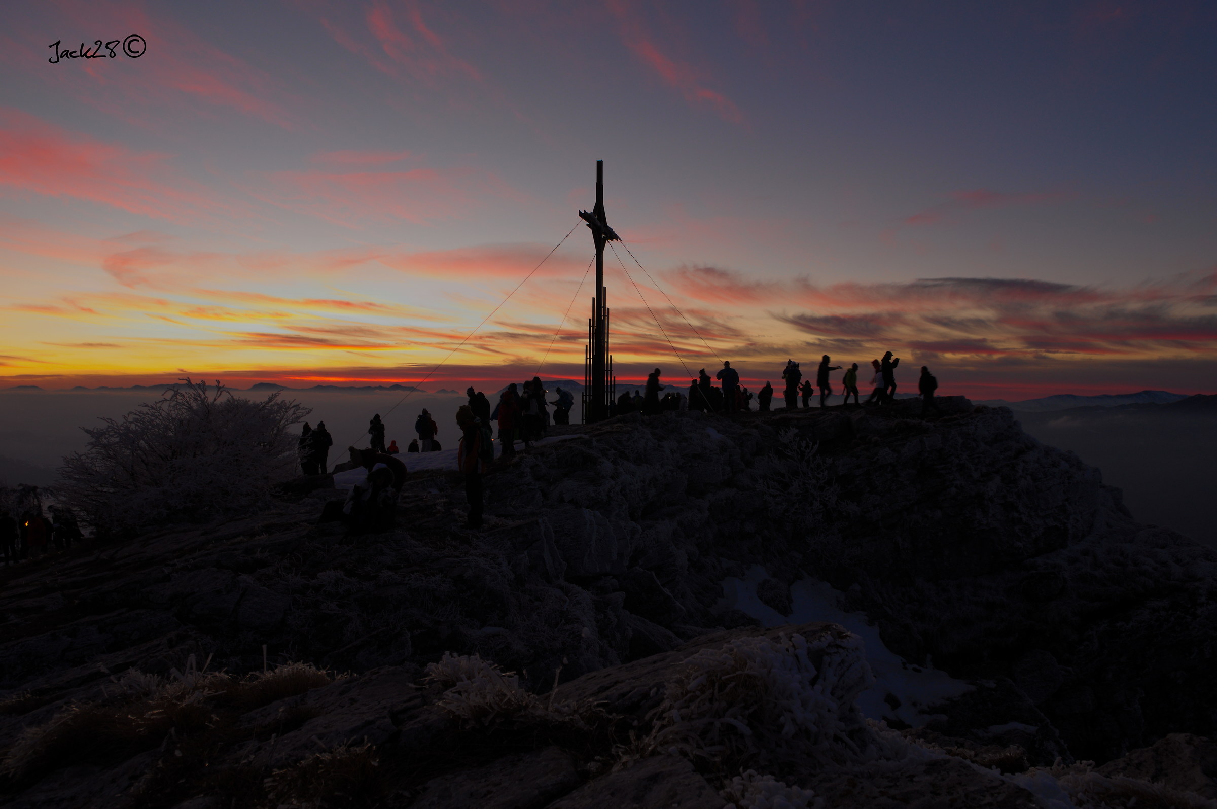 Ultimo tramonto 2015 (M. Campo 1746 m s.l.m.)