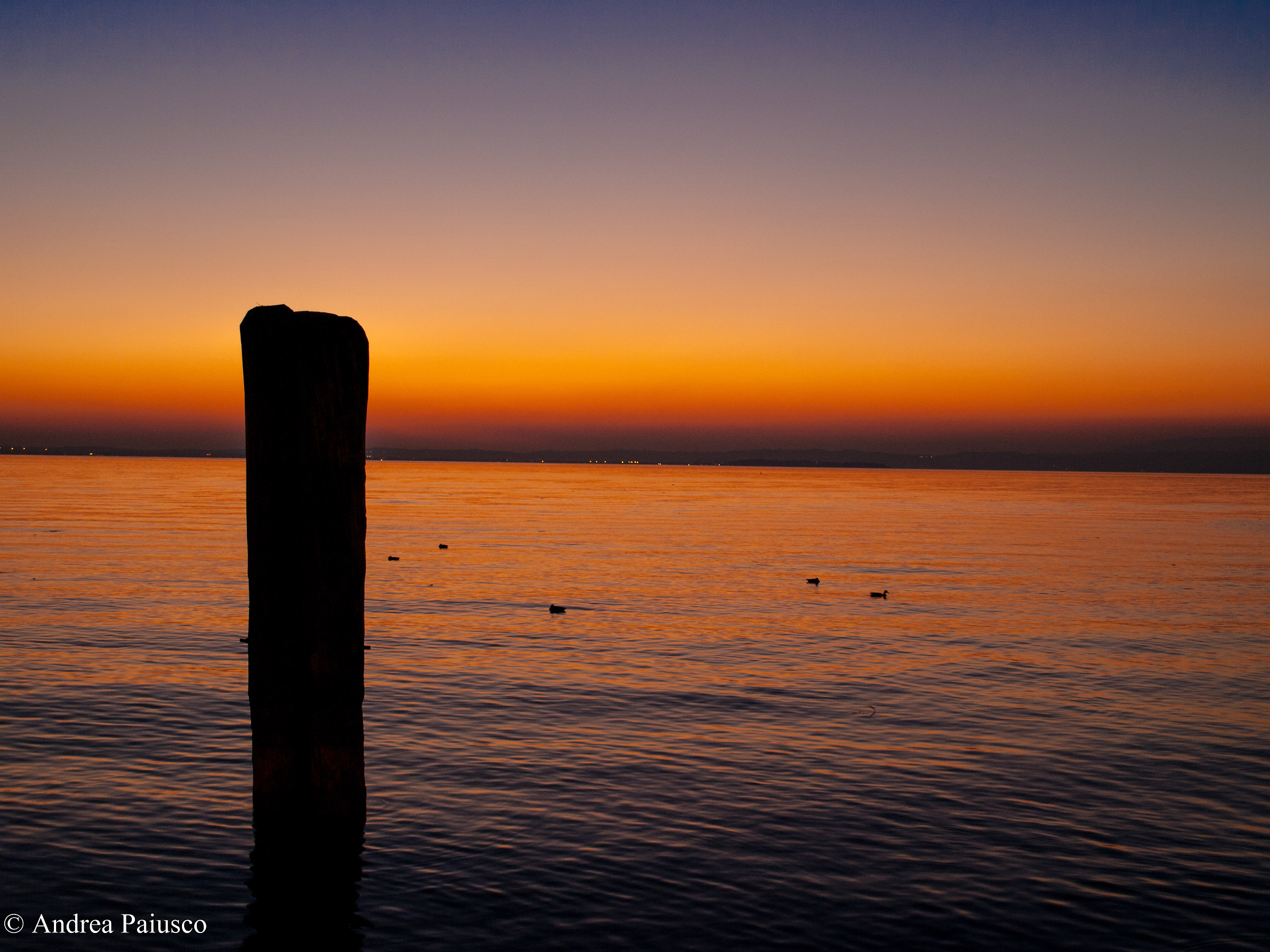 Lago di Garda al tramonto