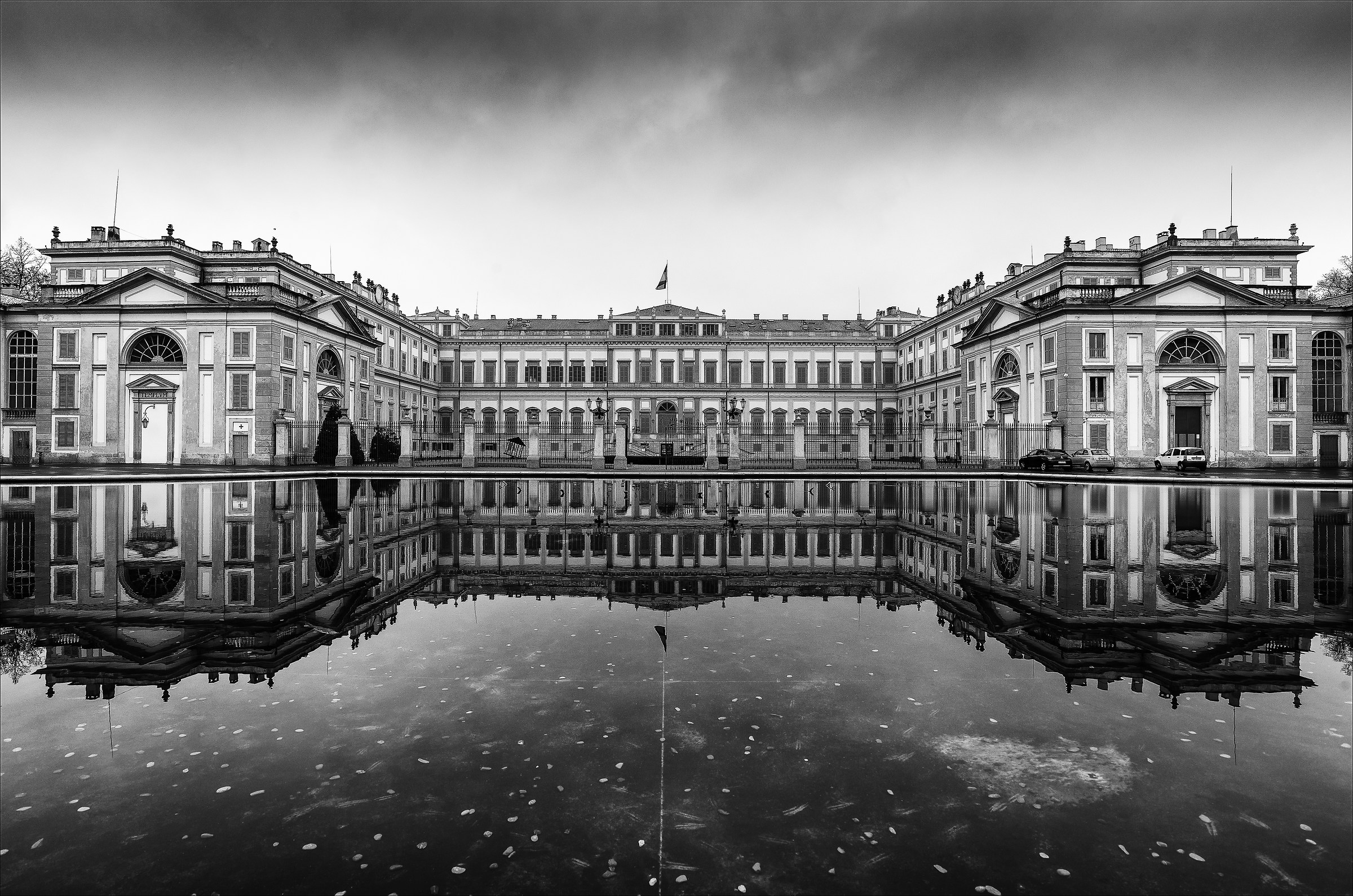 Villa Reale in Monza b & n