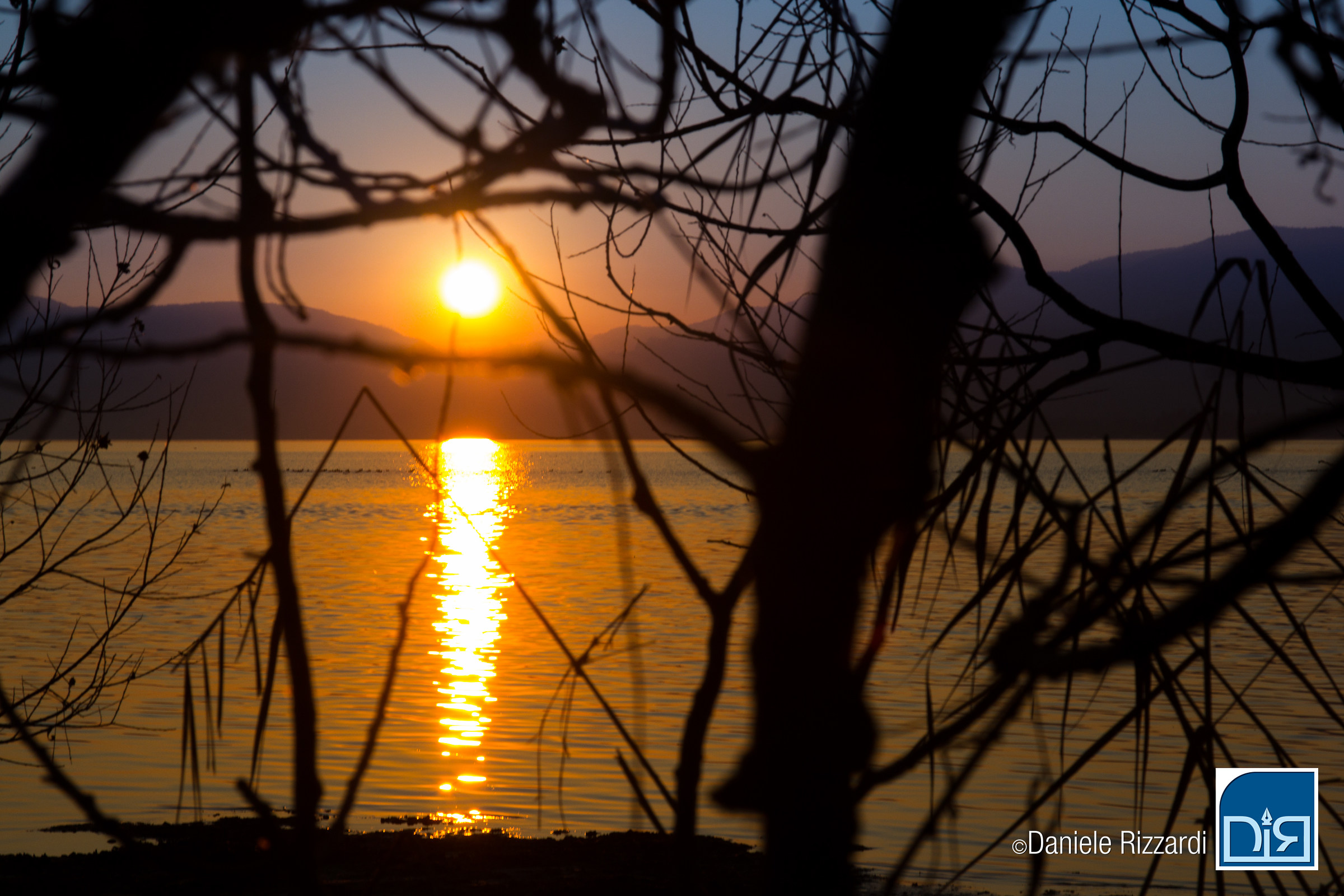 Tramonto incastonato