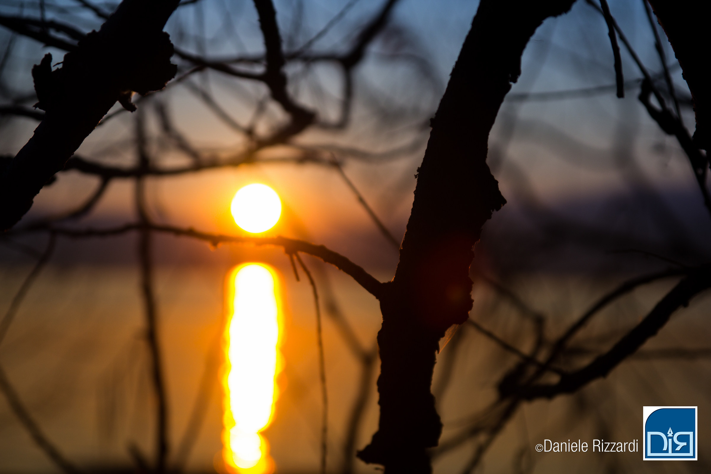 Tramonto incastonato