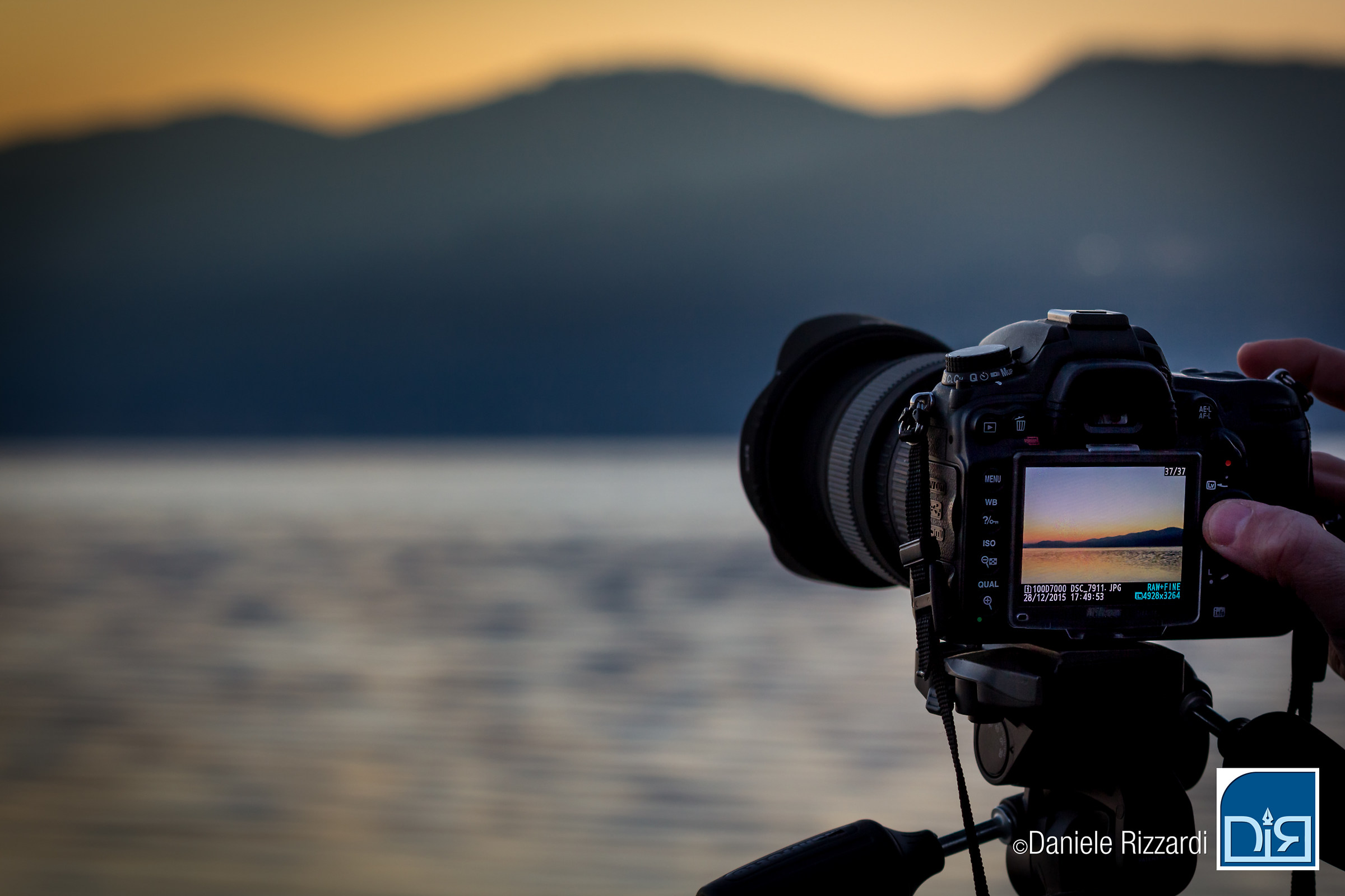 Il tramonto in una Reflex