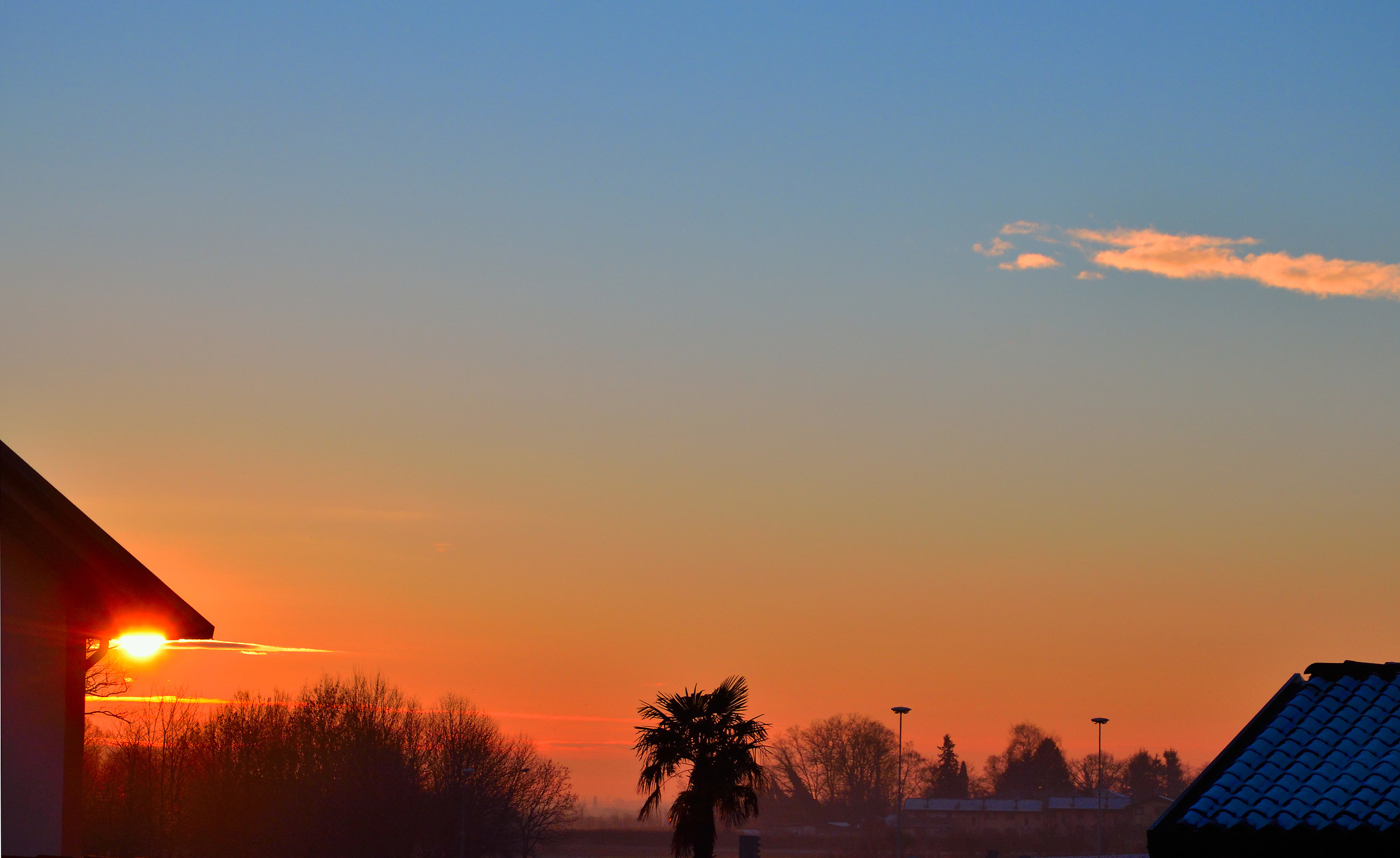 Sunset in Fagagna "Real Pic Borg"