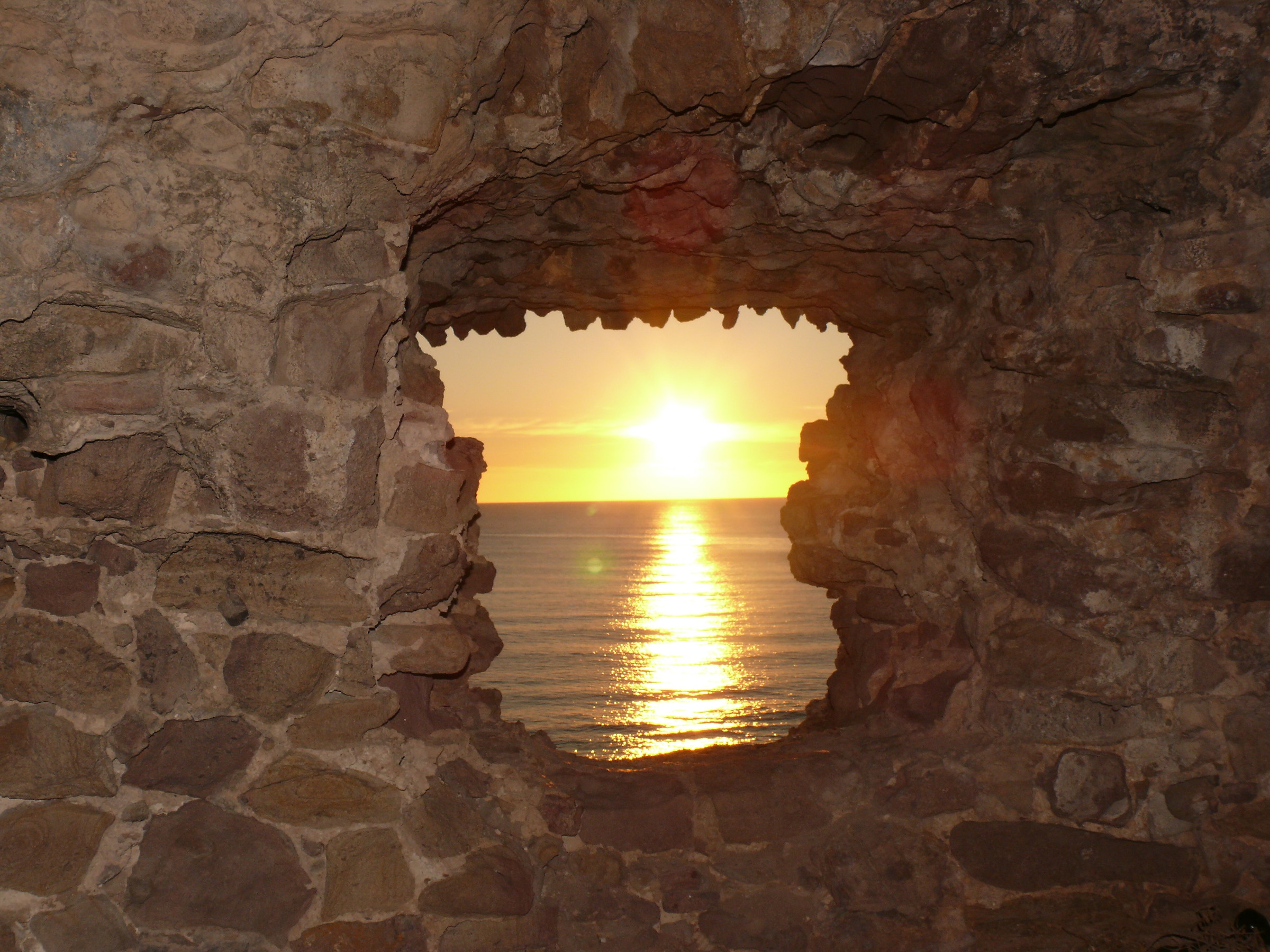 tramonto dalla torre bianca