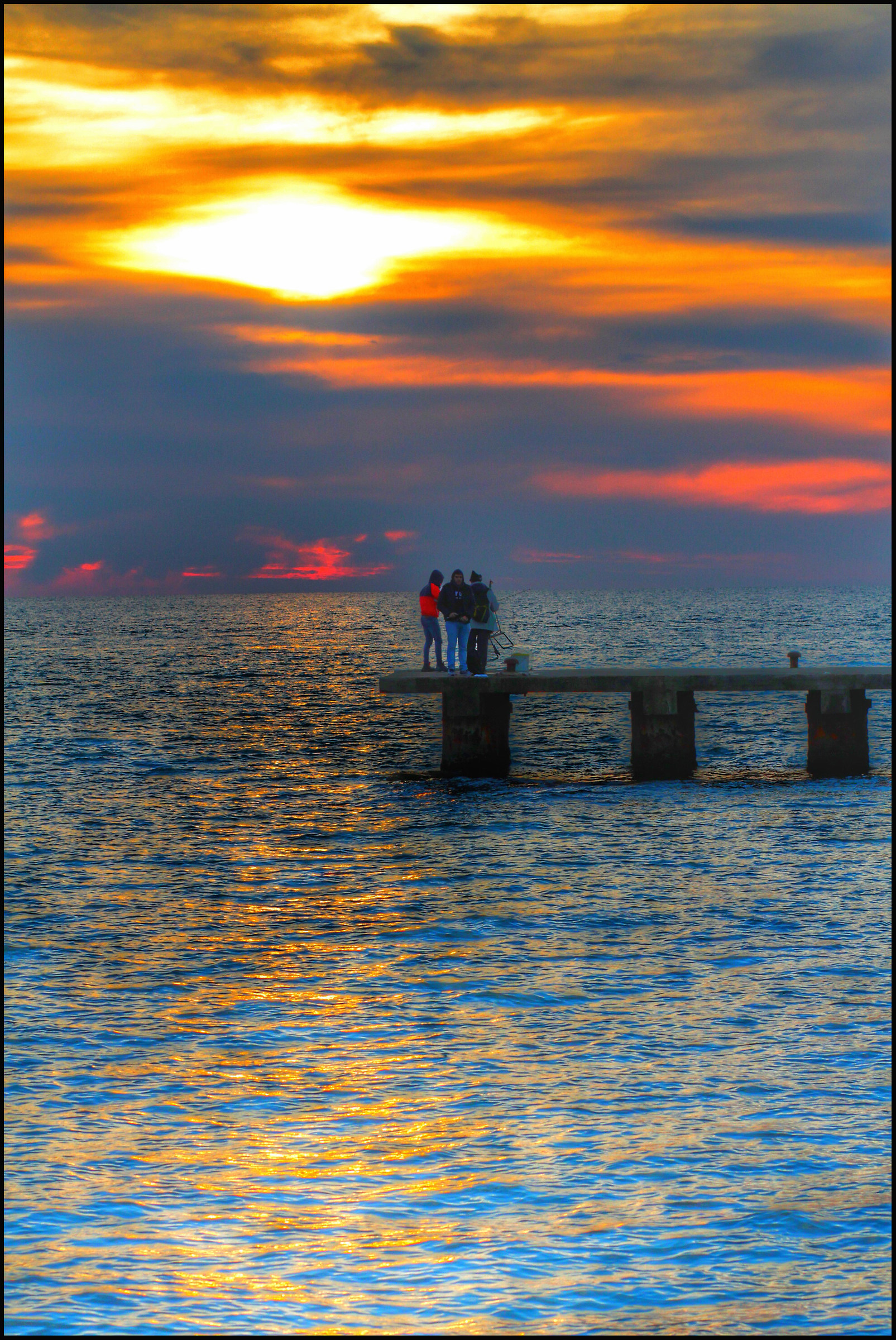pescatori al molo sirena...